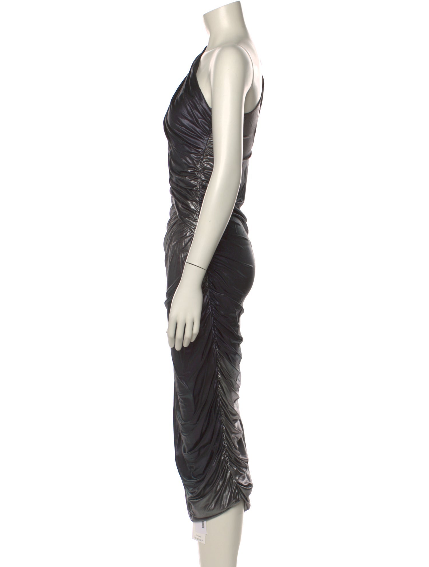 Rick Owens Lilies One-Shoulder Long Dress