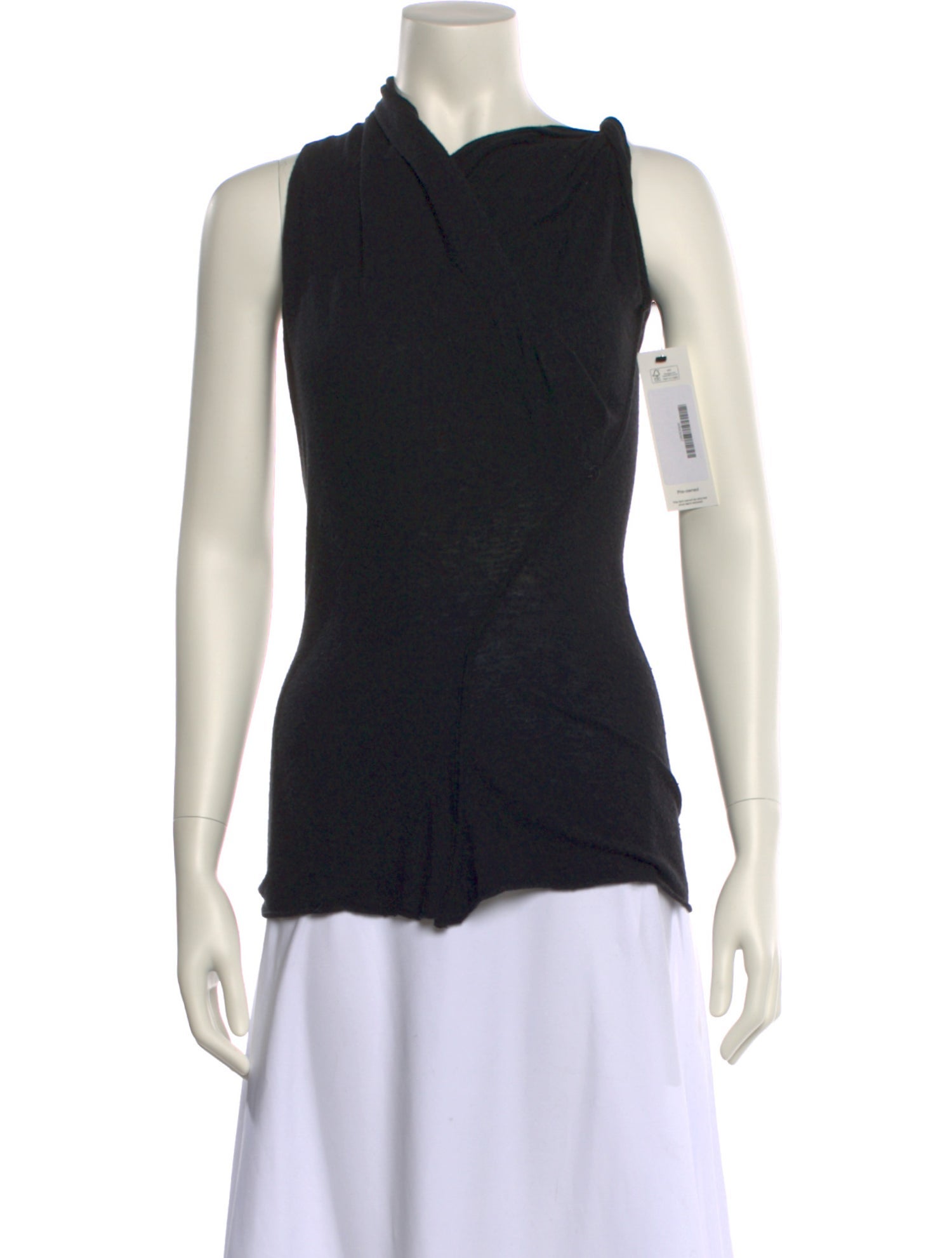 Rick Owens Lilies Late 2000's - Early 2010's Asymmetrical Top