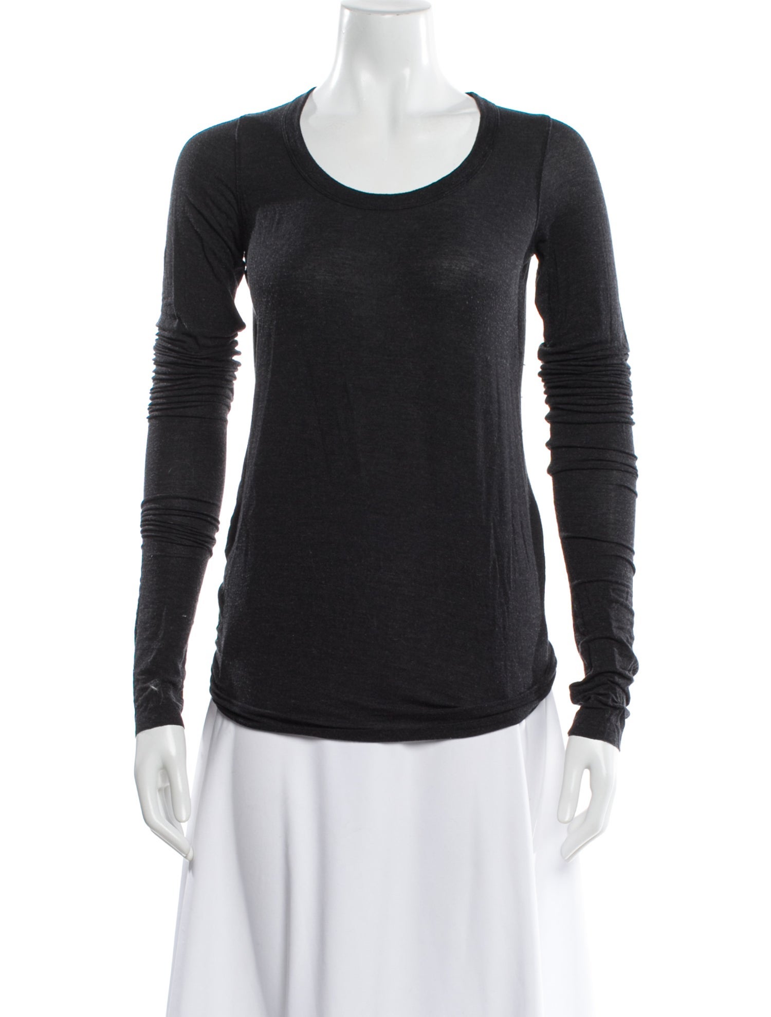 Rick Owens Lilies Crew Neck Long Sleeve T-Shirt