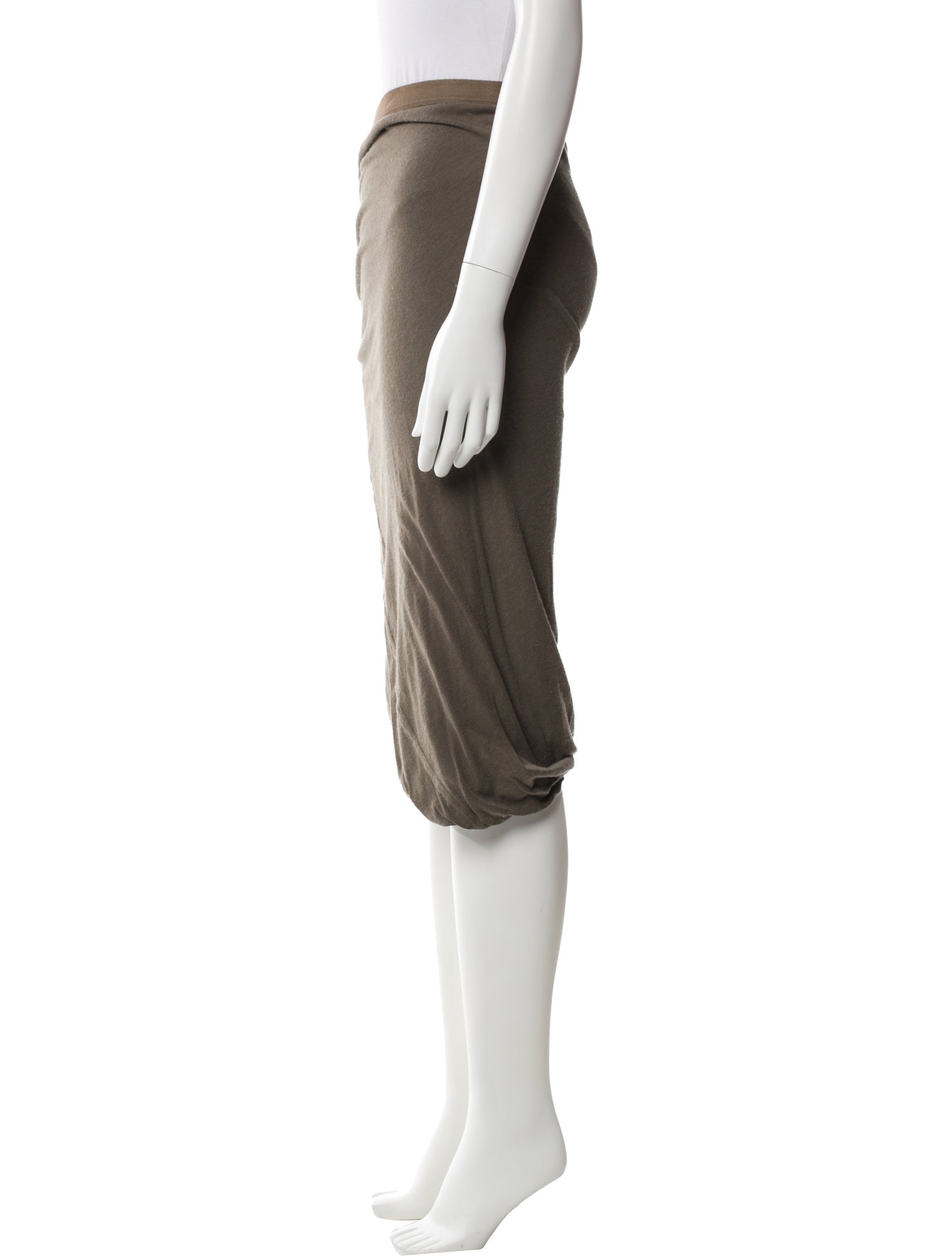 Rick Owens Lilies Midi Length Skirt