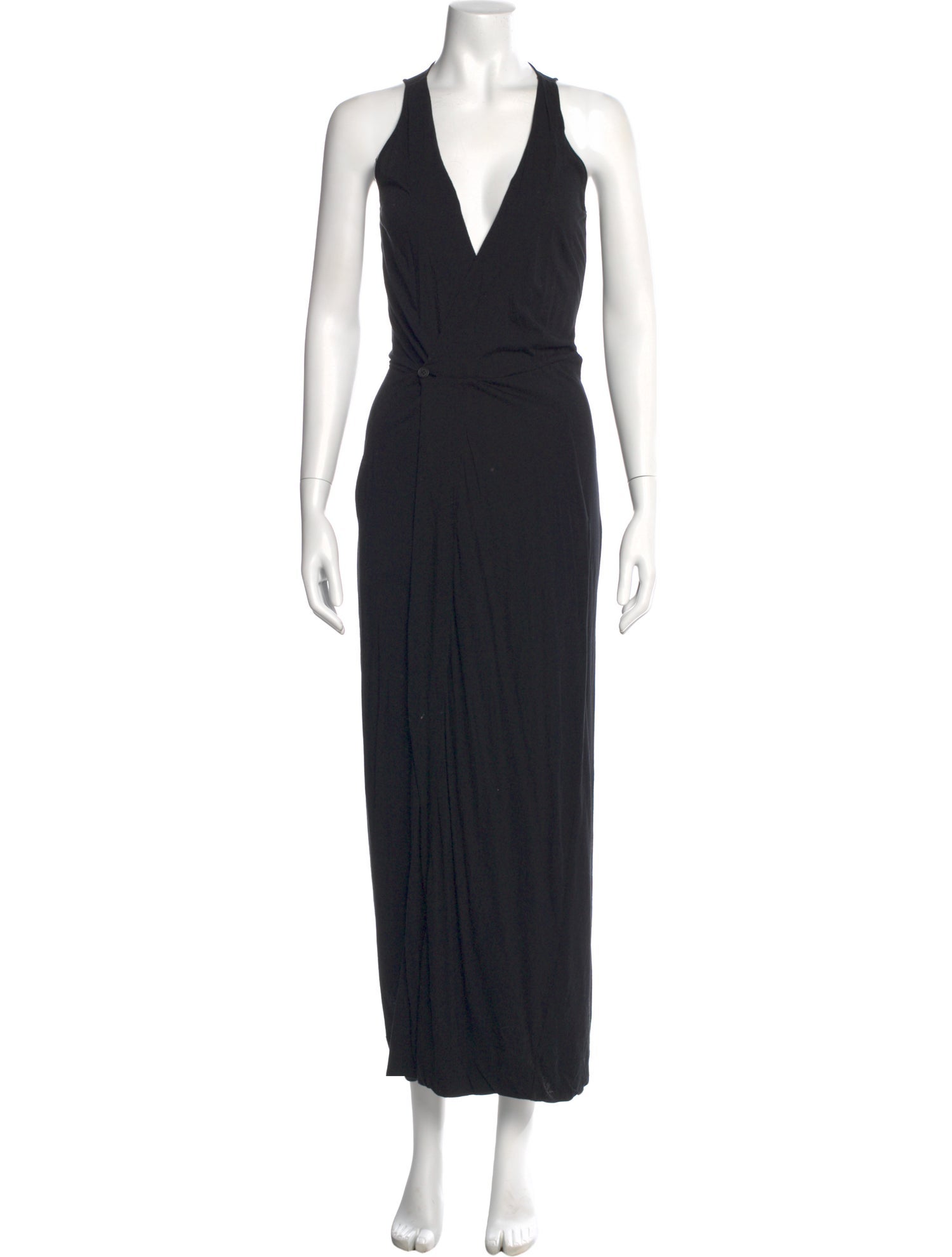 Rick Owens Lilies V-Neck Long Dress