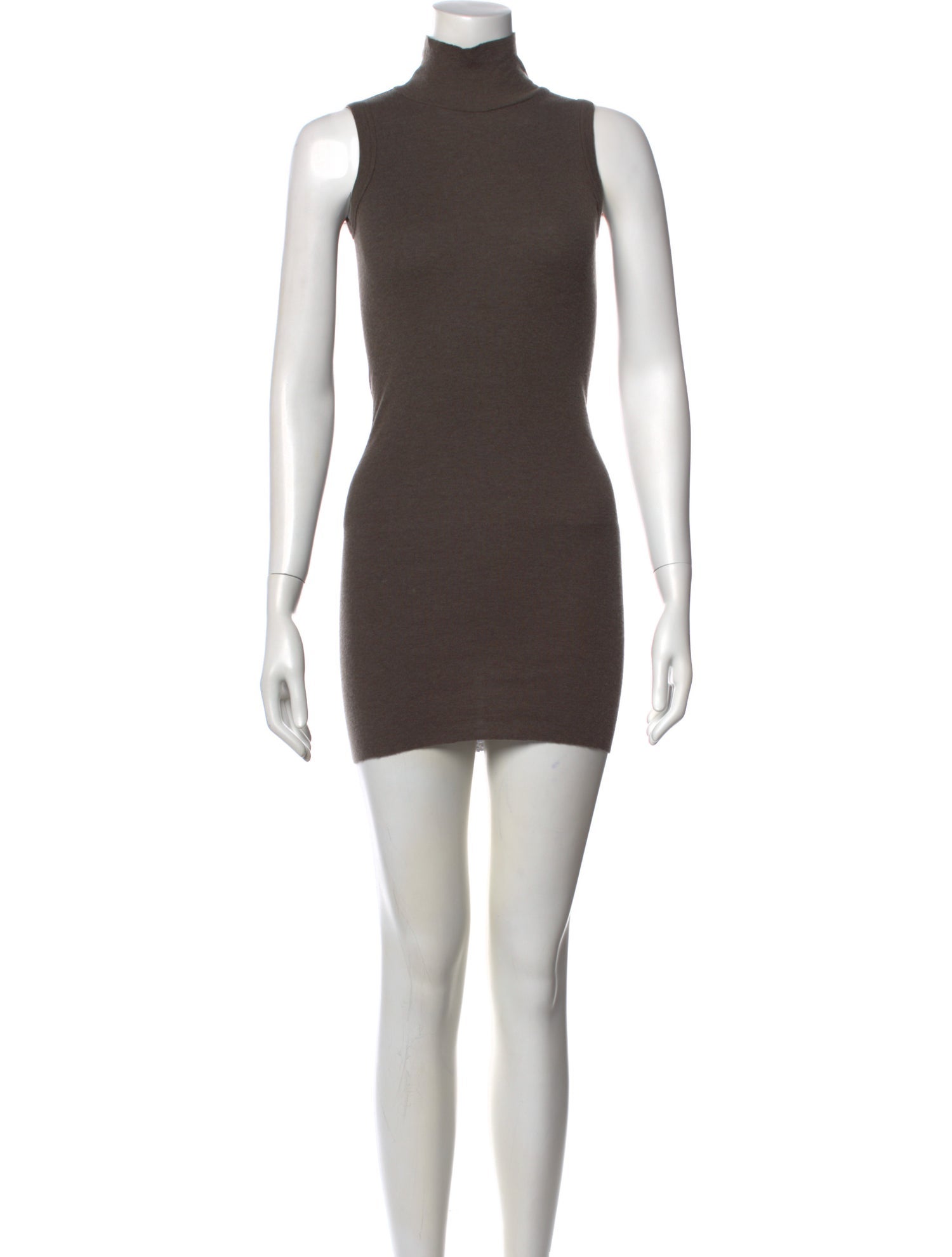 Rick Owens Lilies Turtleneck Mini Dress