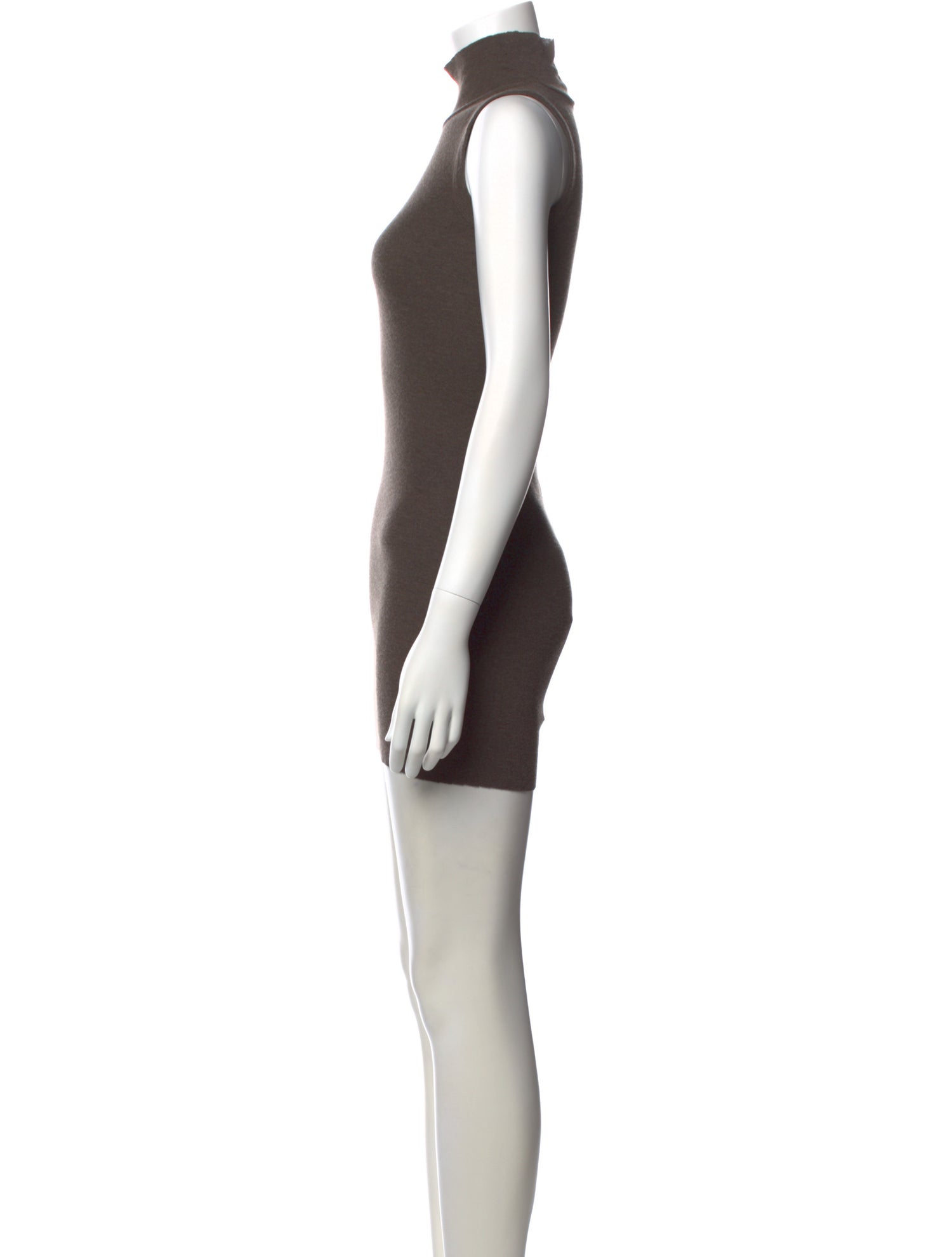 Rick Owens Lilies Turtleneck Mini Dress