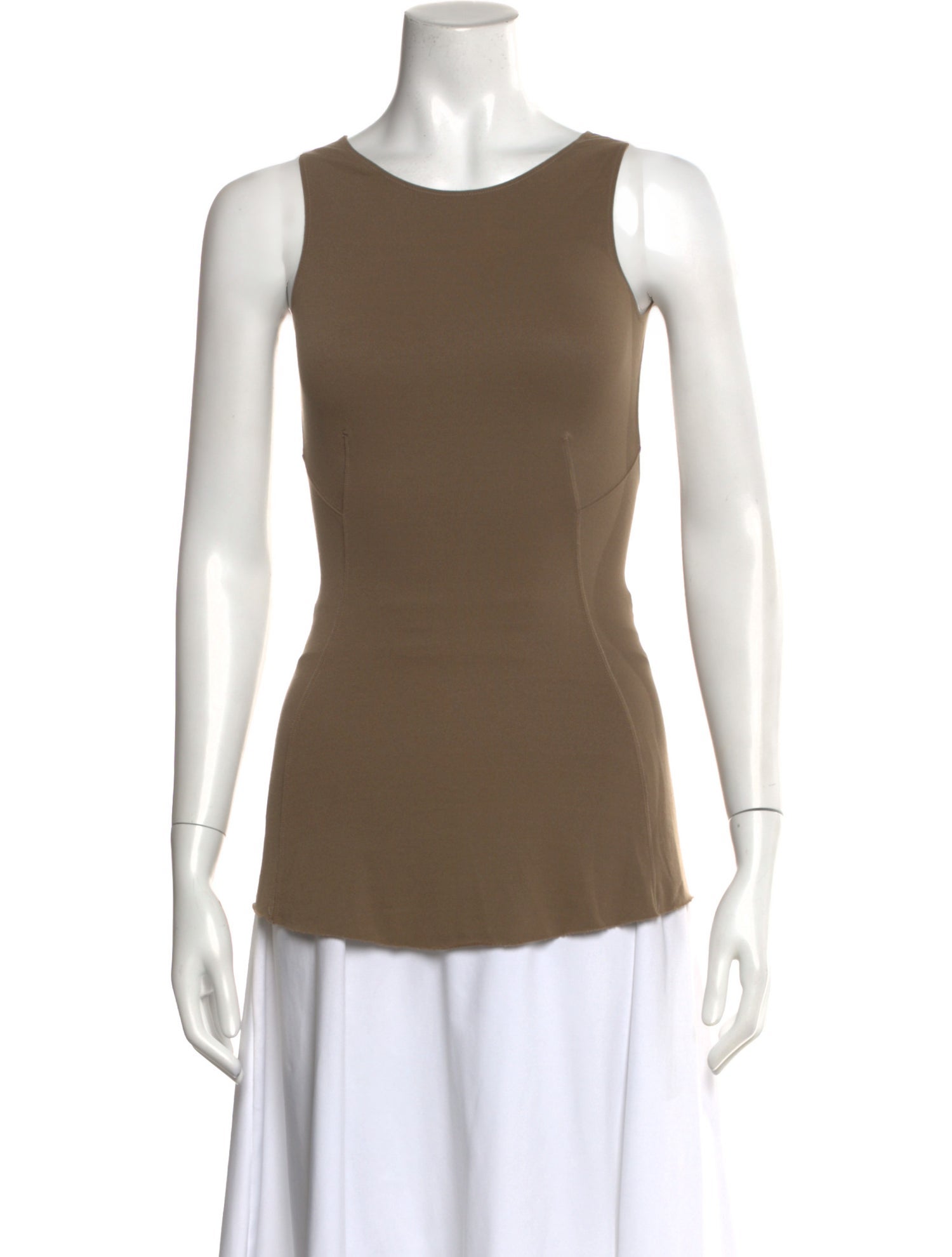 Rick Owens Lilies Crew Neck Sleeveless Top