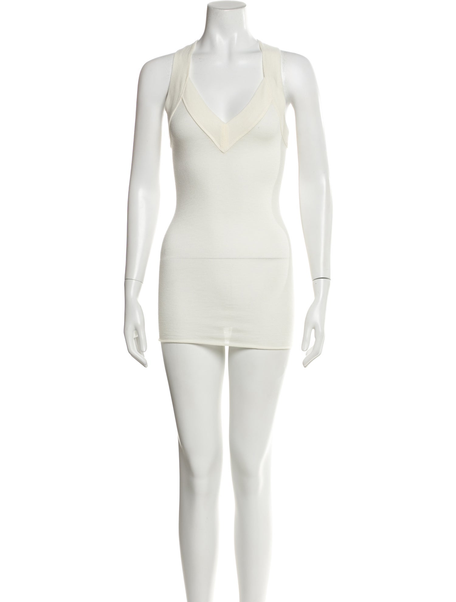 Rick Owens Lilies V-Neck Mini Dress