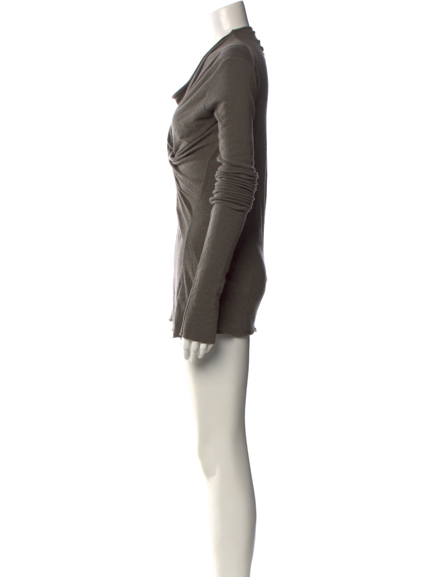 Rick Owens Lilies Cowl Neck Mini Dress