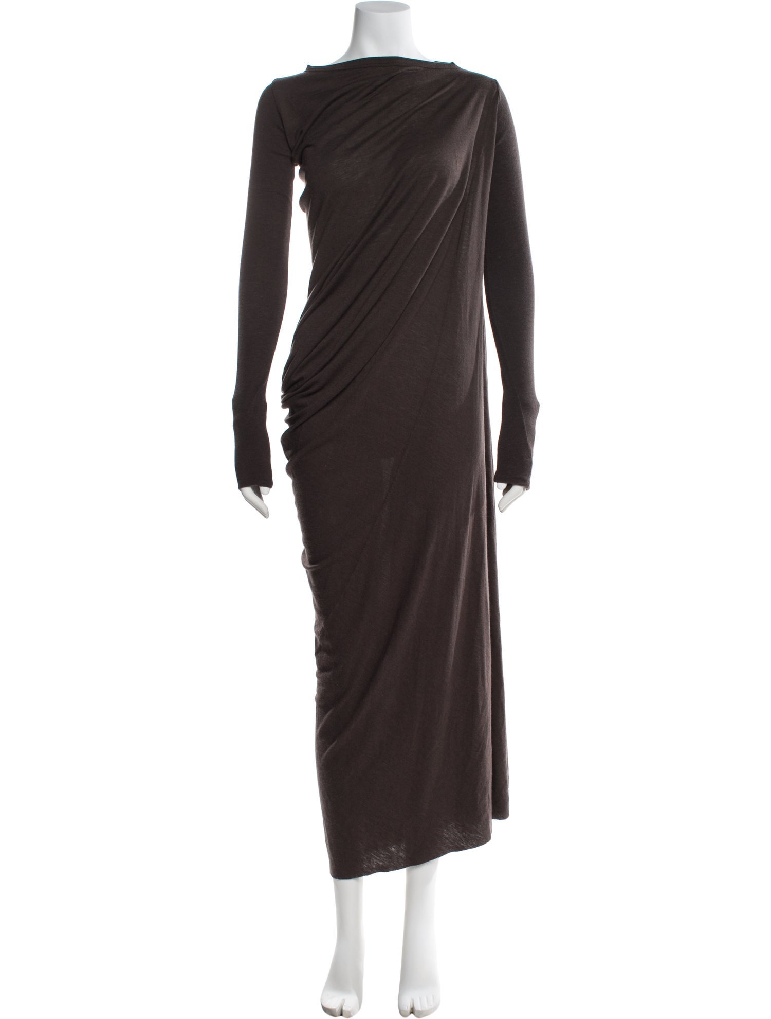 Rick Owens Lilies Cowl Neck Long Dress