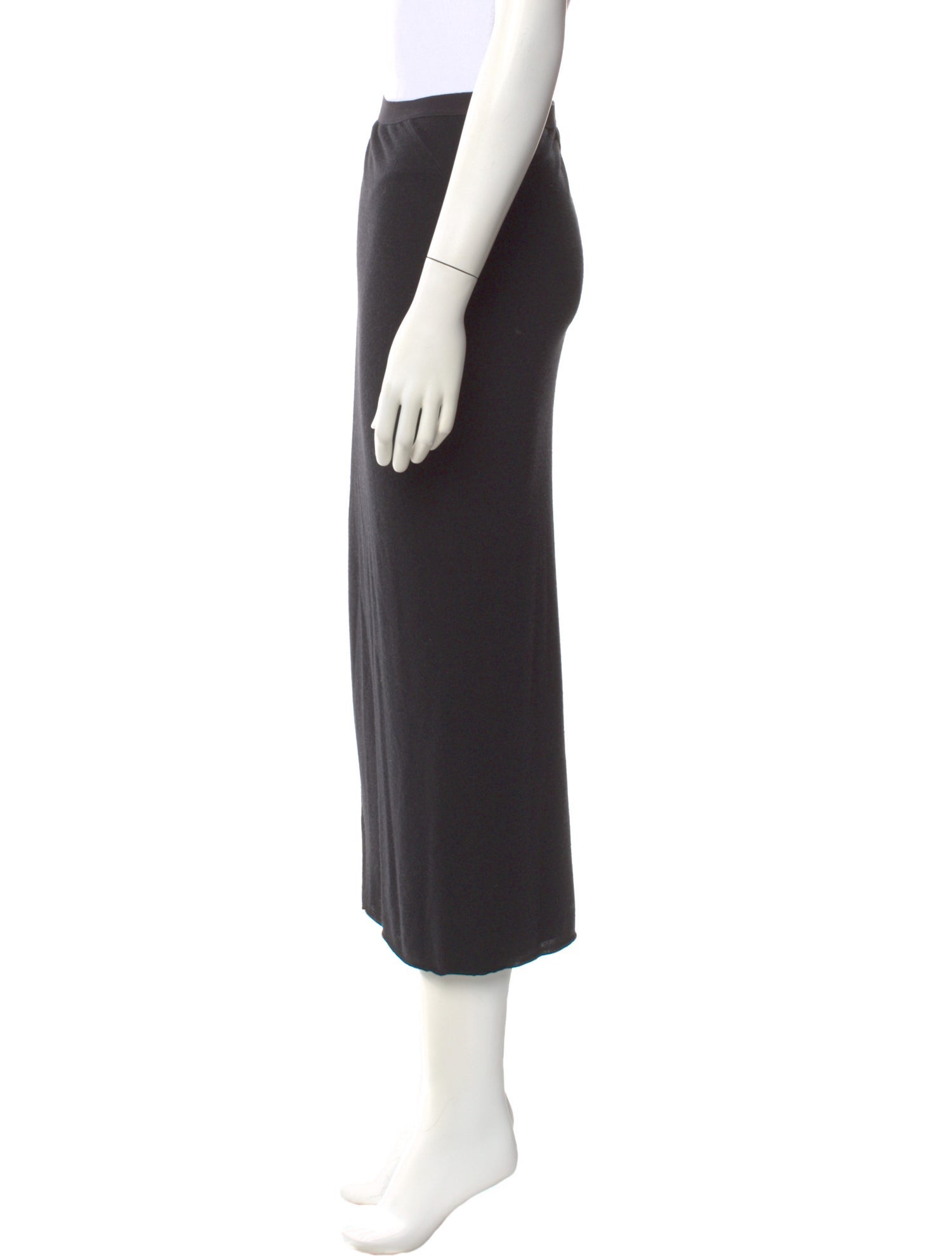 Rick Owens Lilies Wool Midi Length Skirt