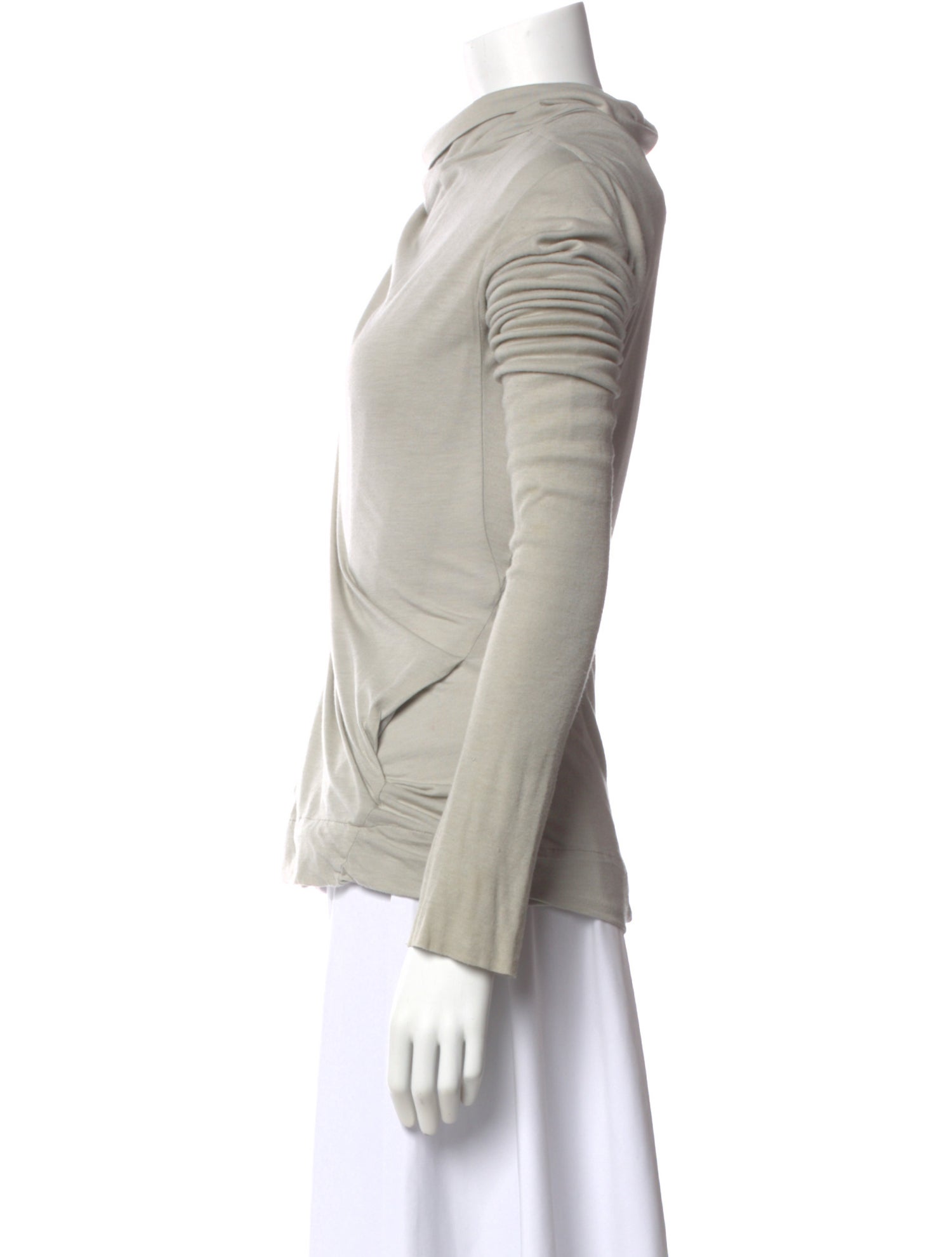 Rick Owens Lilies Wool Turtleneck Top