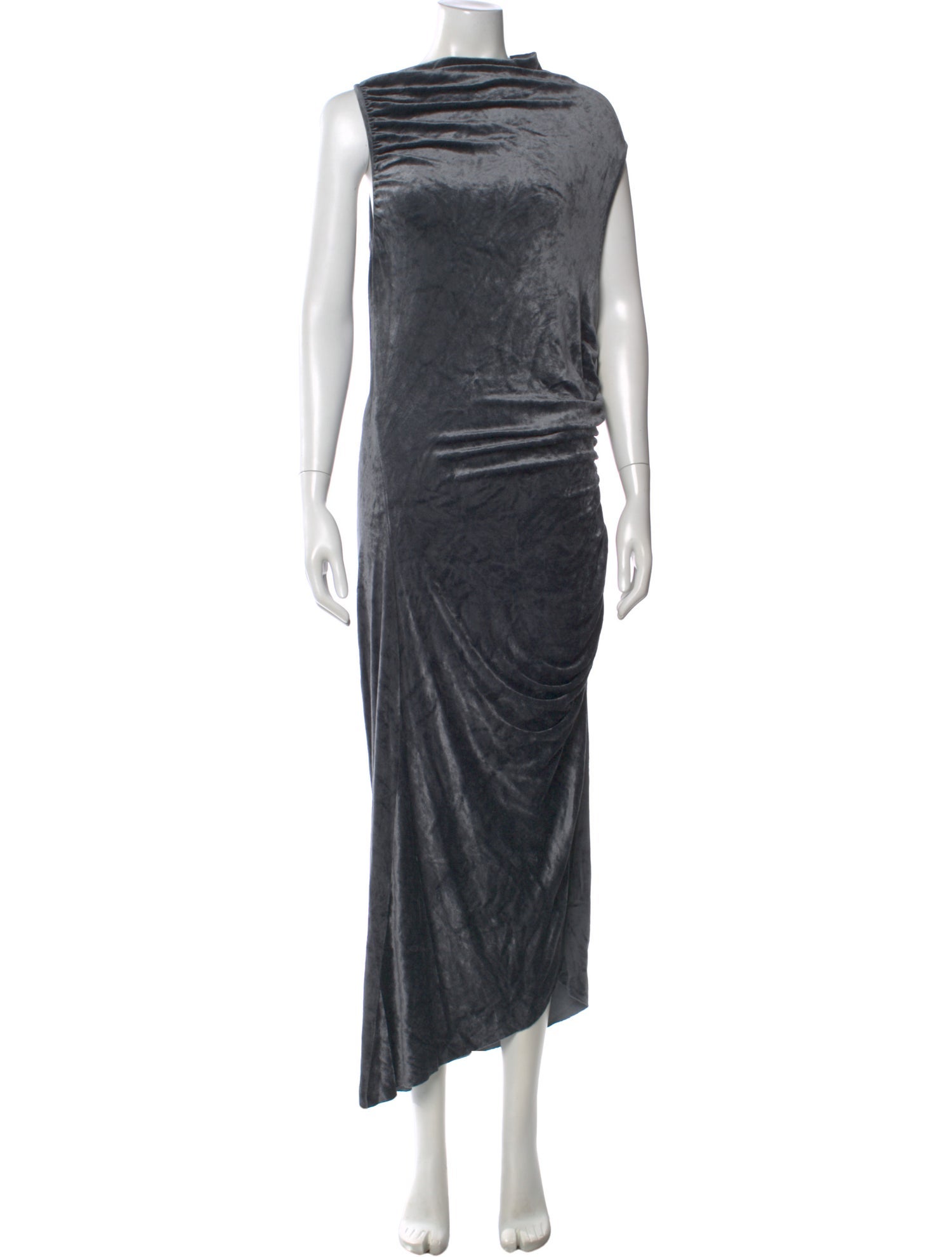 Rick Owens Lilies Cowl Neck Long Dress