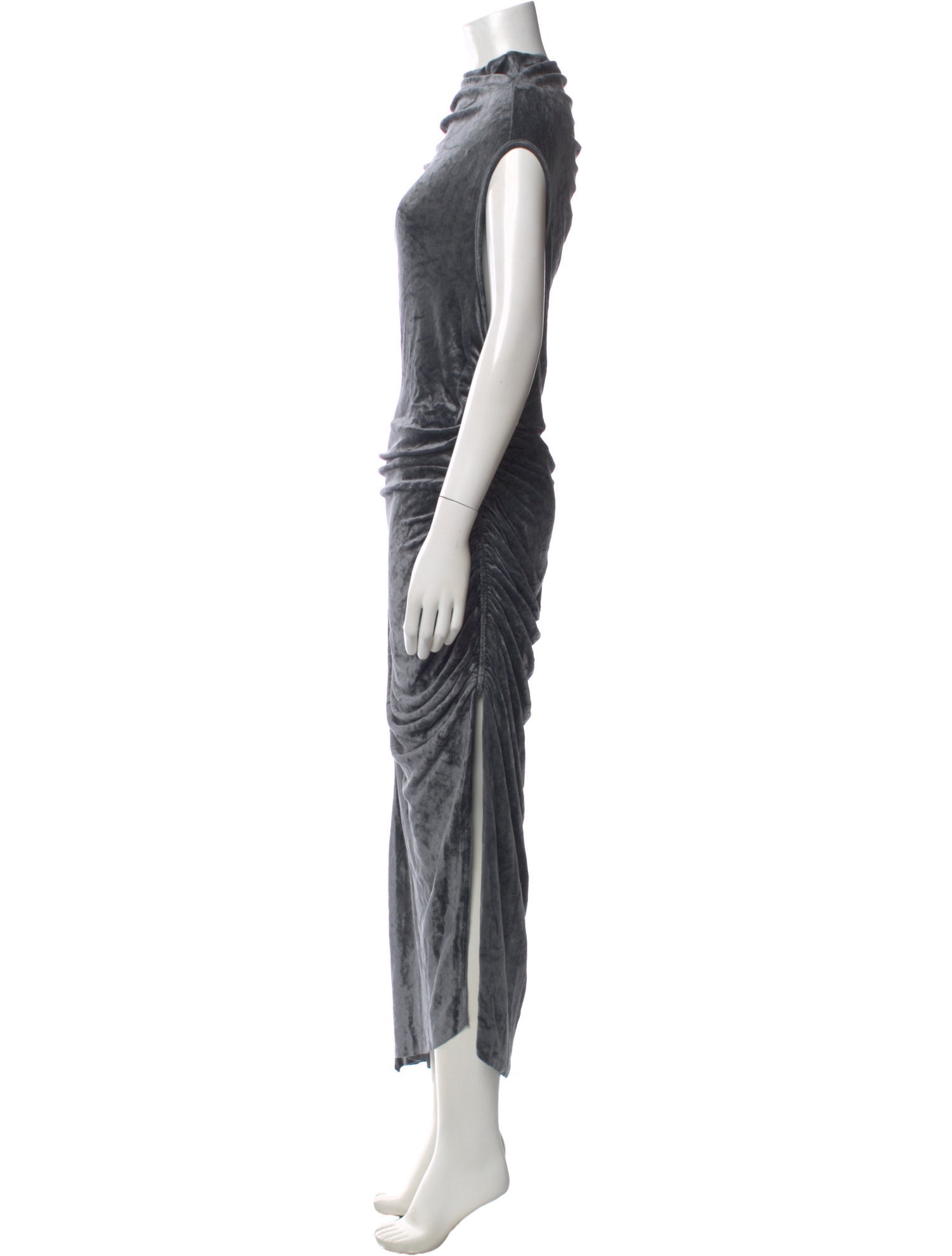 Rick Owens Lilies Cowl Neck Long Dress