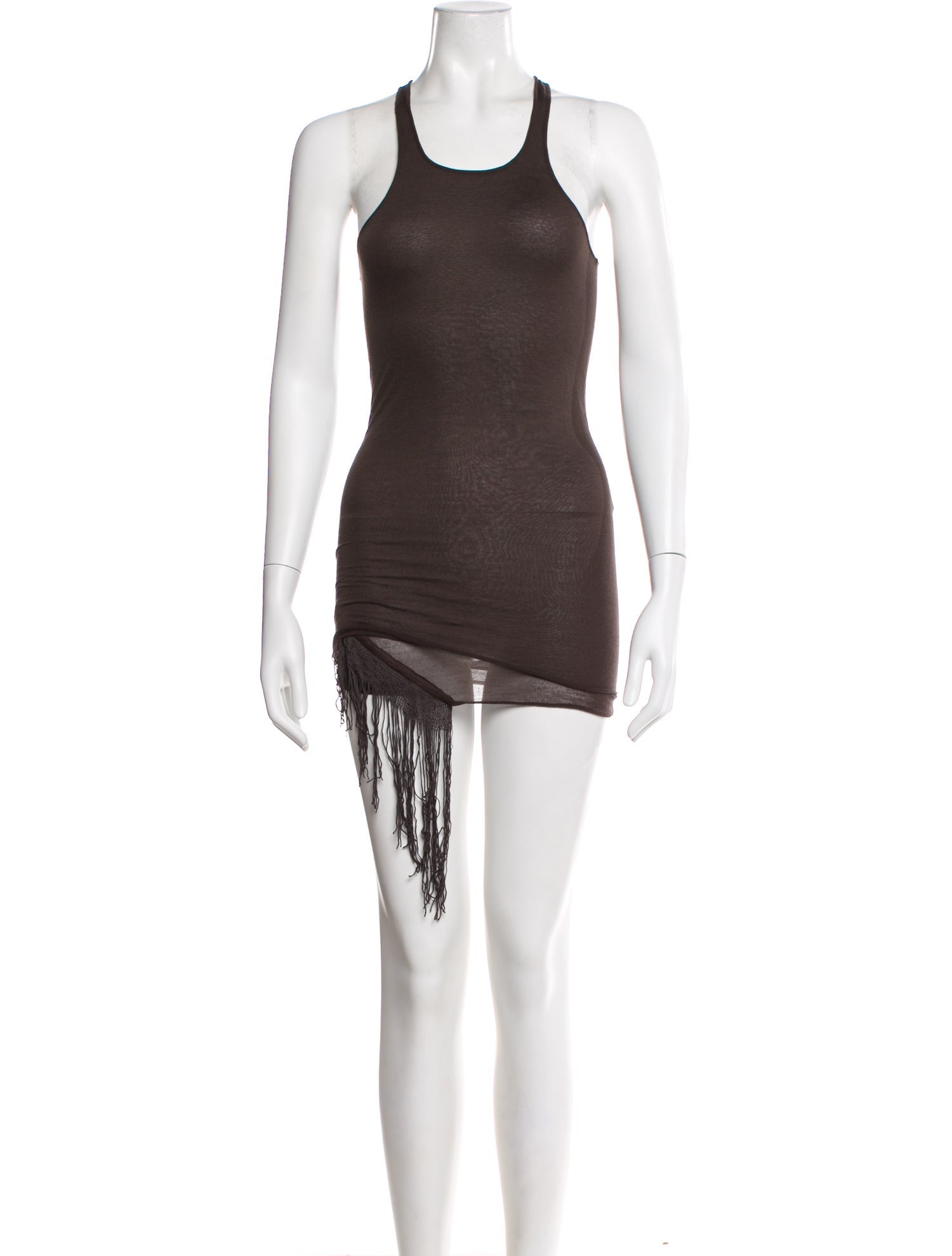Rick Owens Lilies Silk Mini Dress