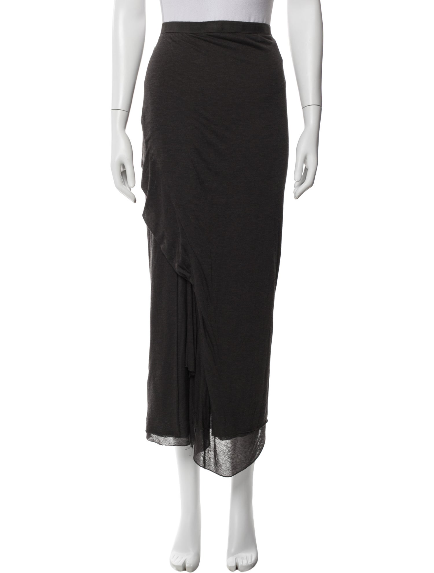 Rick Owens Lilies Midi Length Skirt