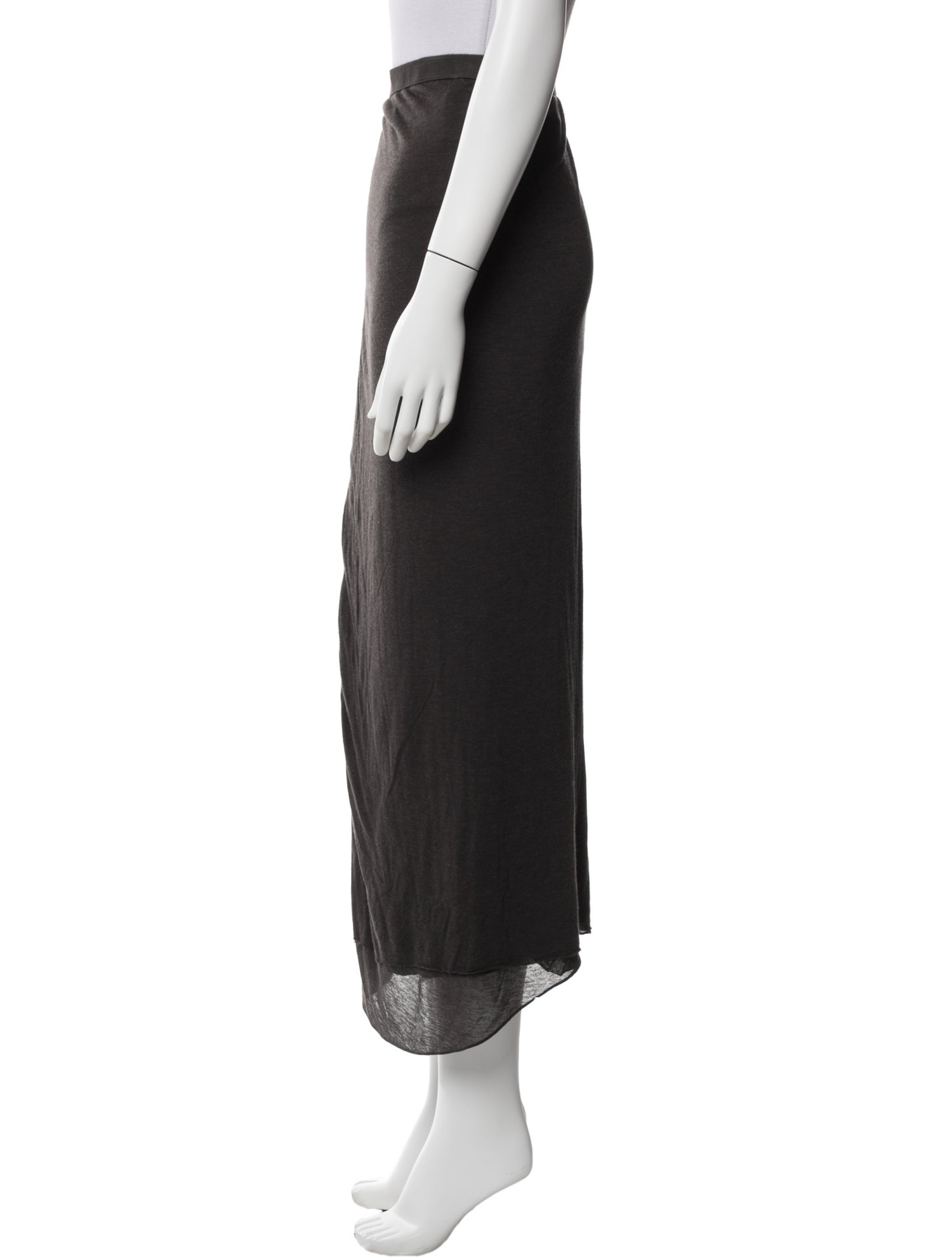 Rick Owens Lilies Midi Length Skirt