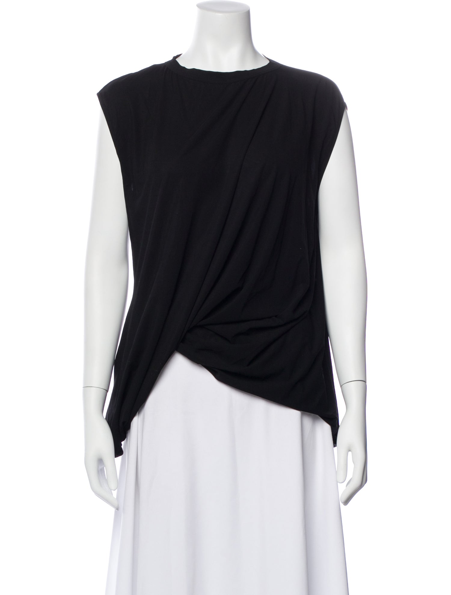 Rick Owens Lilies Crew Neck Sleeveless Top