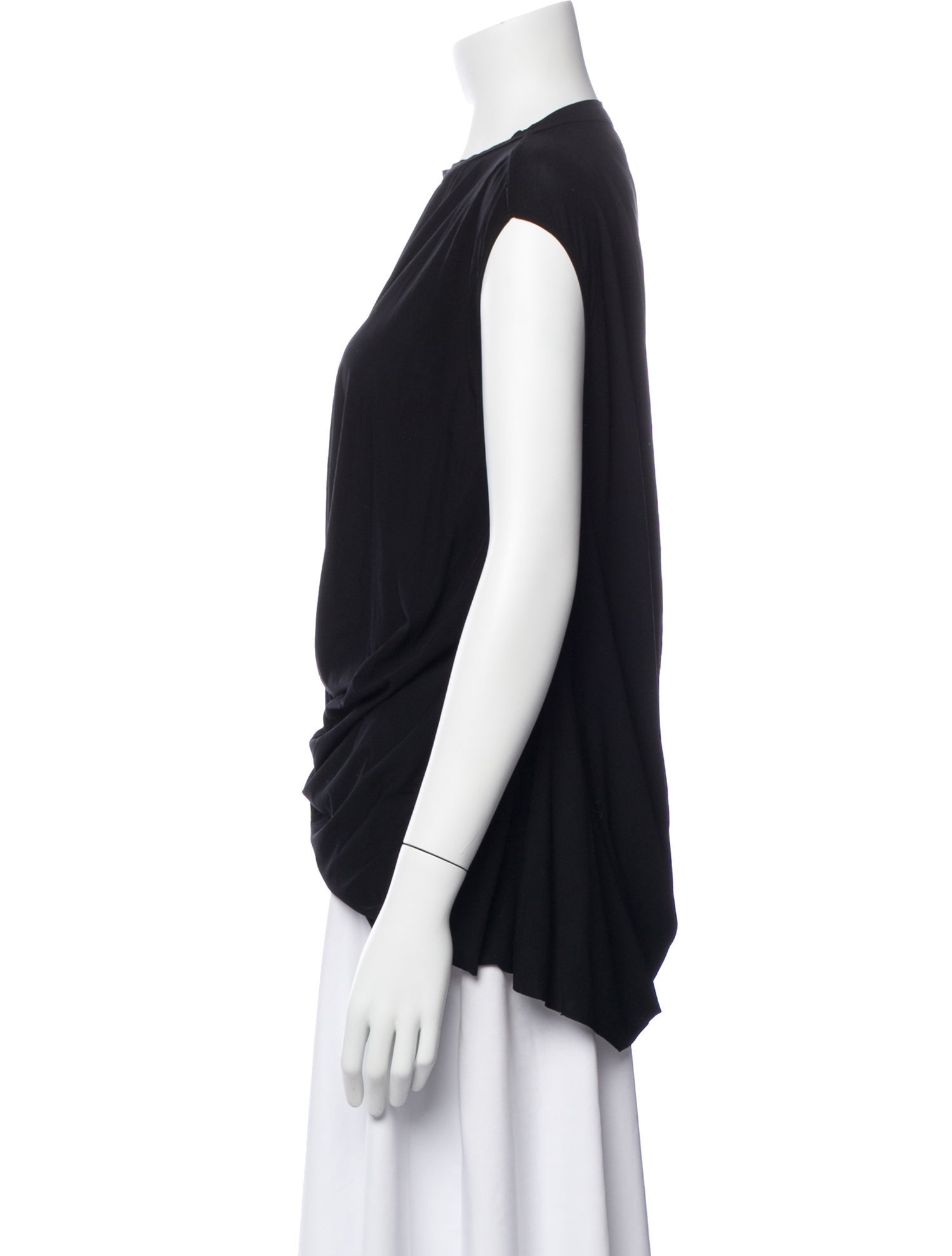 Rick Owens Lilies Crew Neck Sleeveless Top