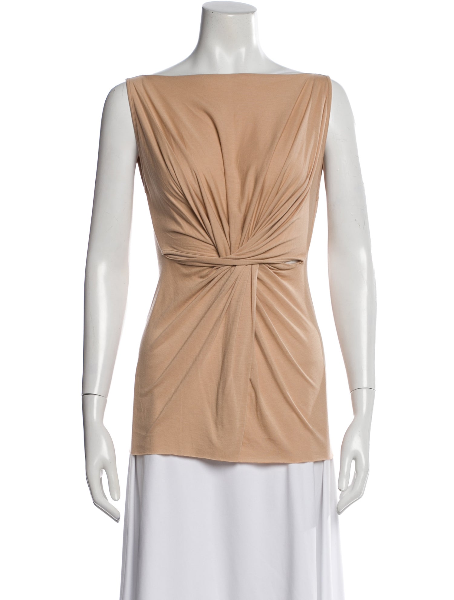 Rick Owens Lilies Off-The-Shoulder Sleeveless Top