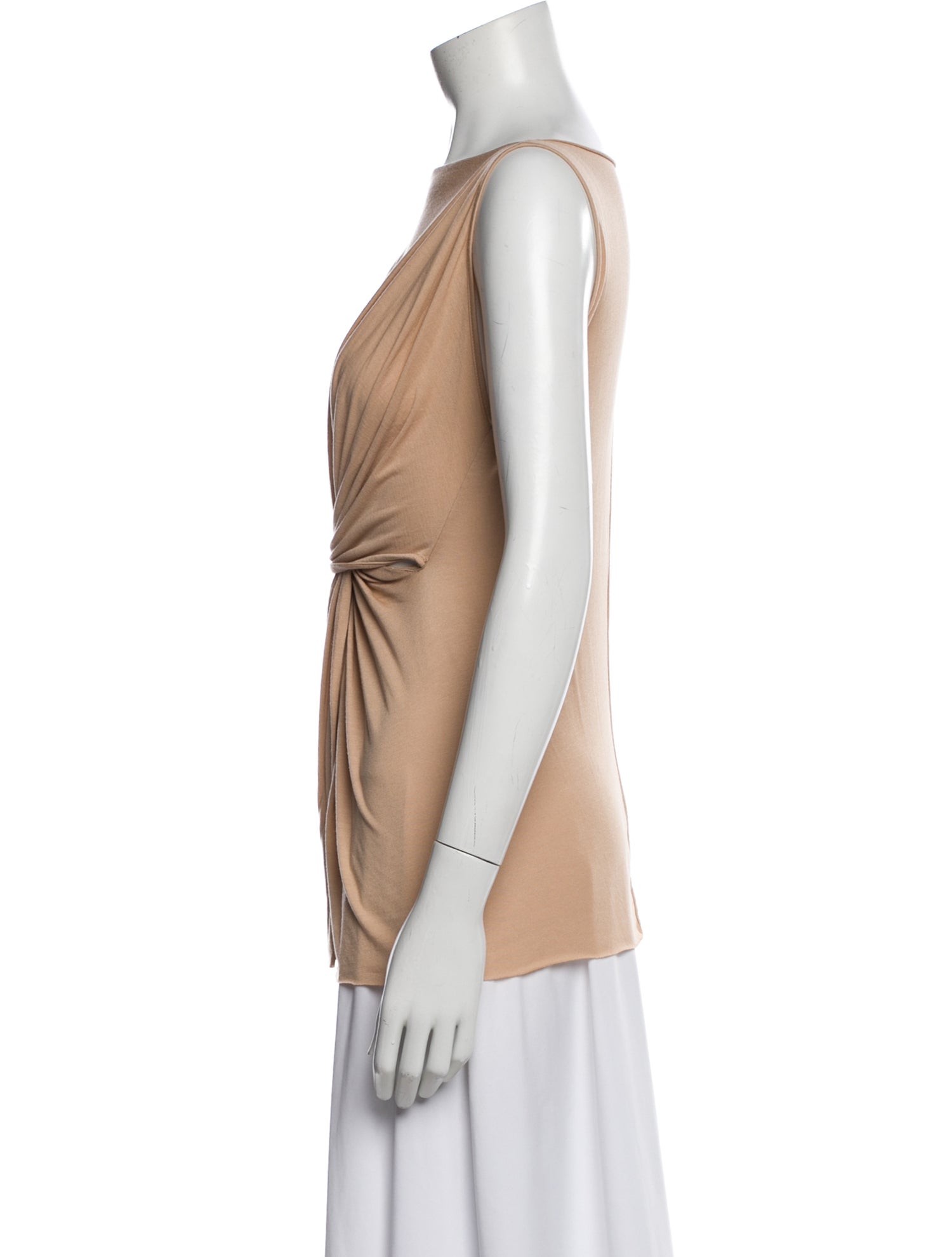 Rick Owens Lilies Off-The-Shoulder Sleeveless Top