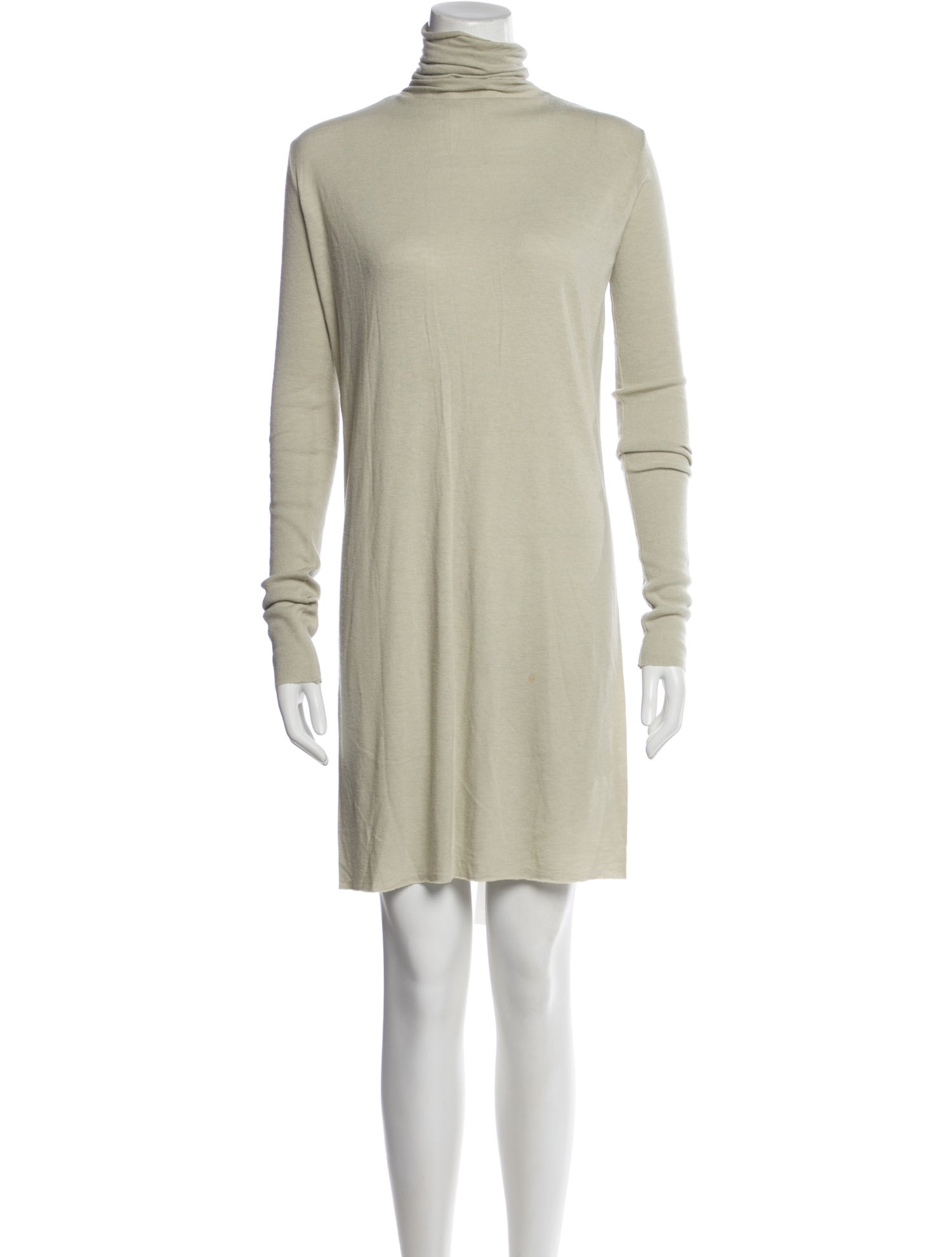 Rick Owens Lilies Turtleneck Mini Dress