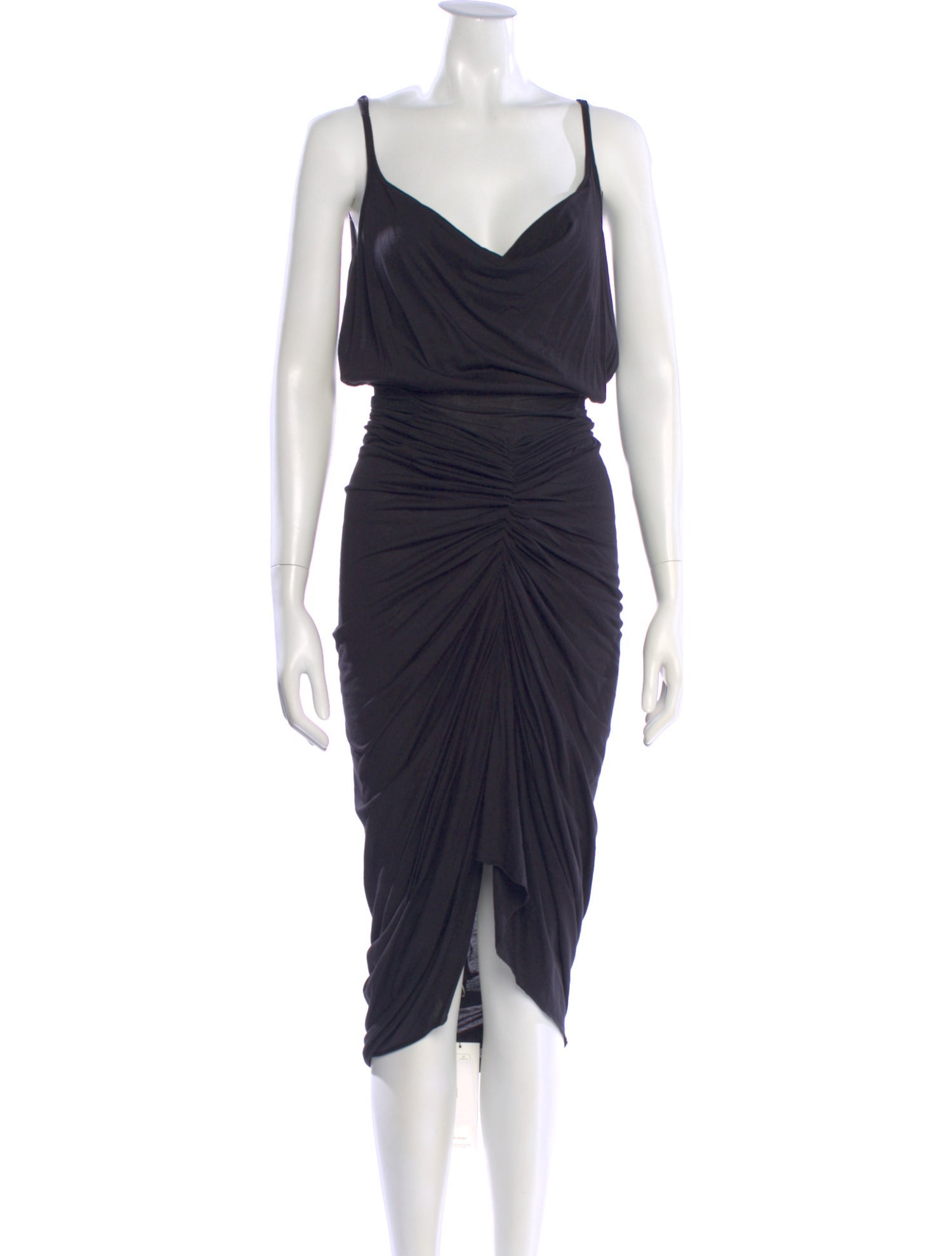 Rick Owens Lilies Cowl Neck Long Dress