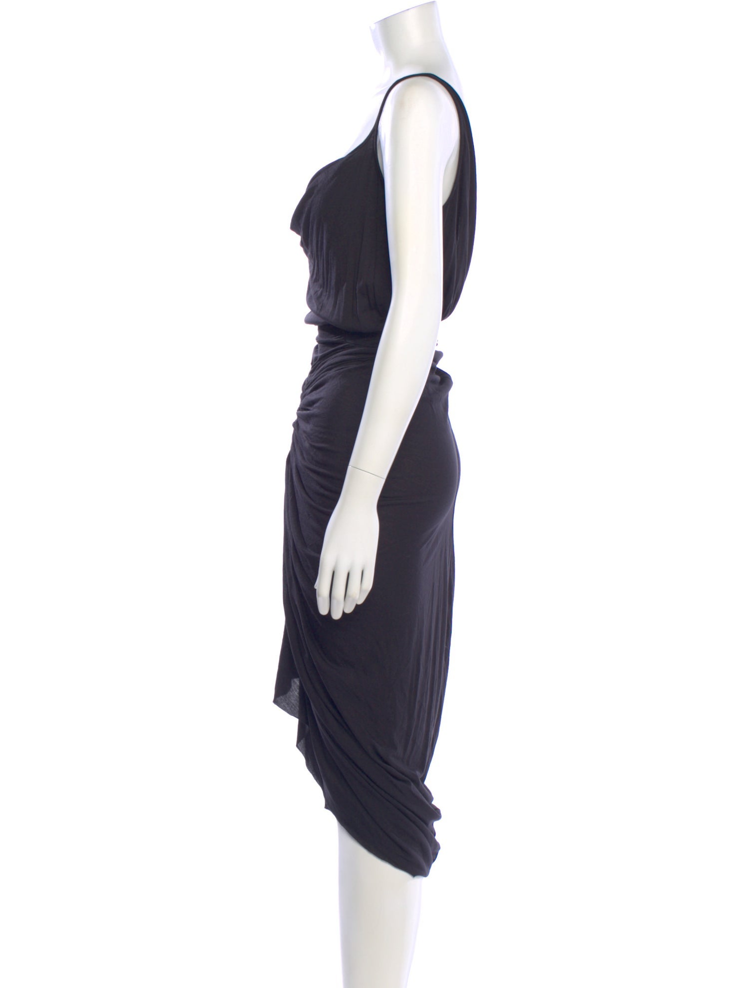 Rick Owens Lilies Cowl Neck Long Dress