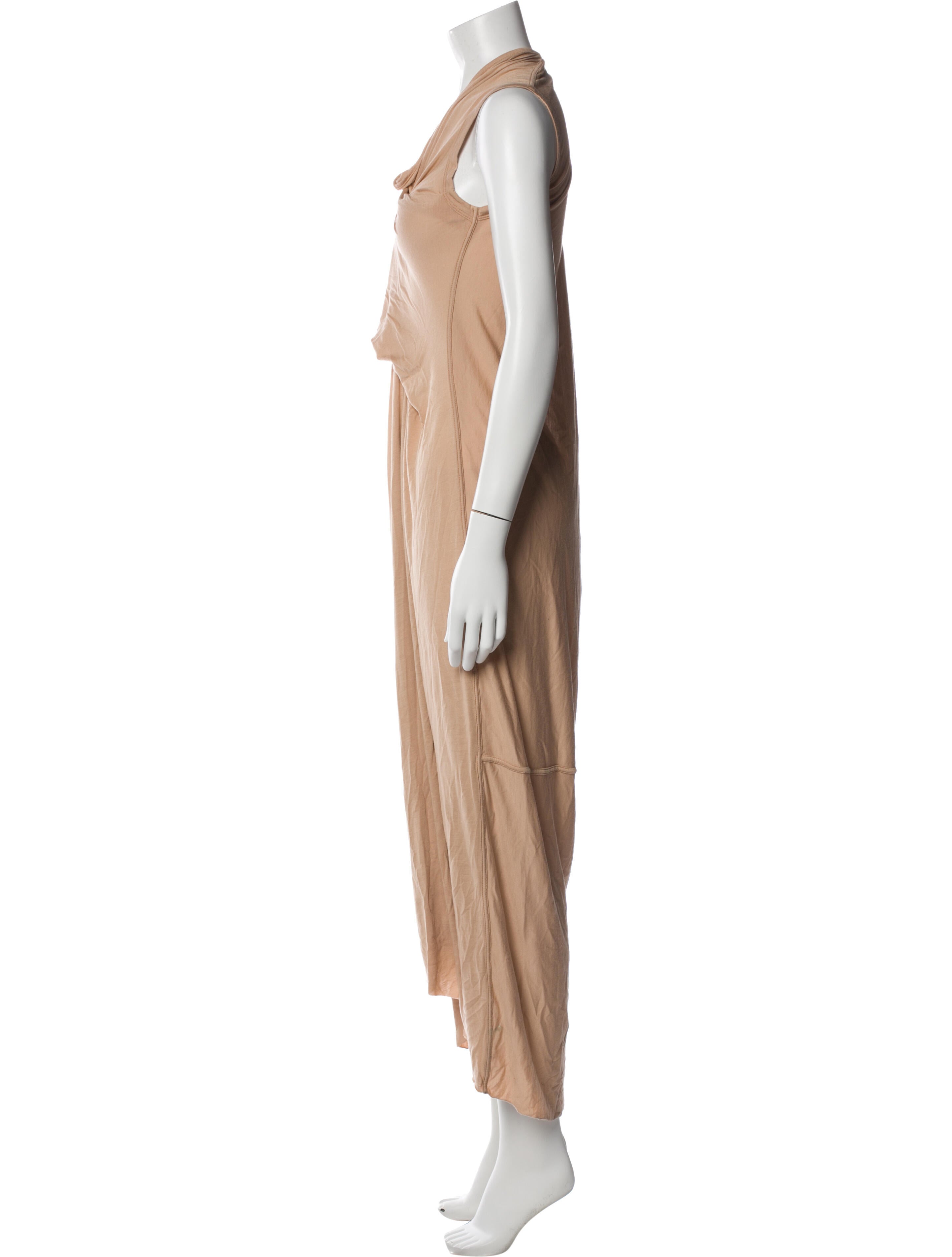 Rick Owens Lilies Cowl Neck Long Dress