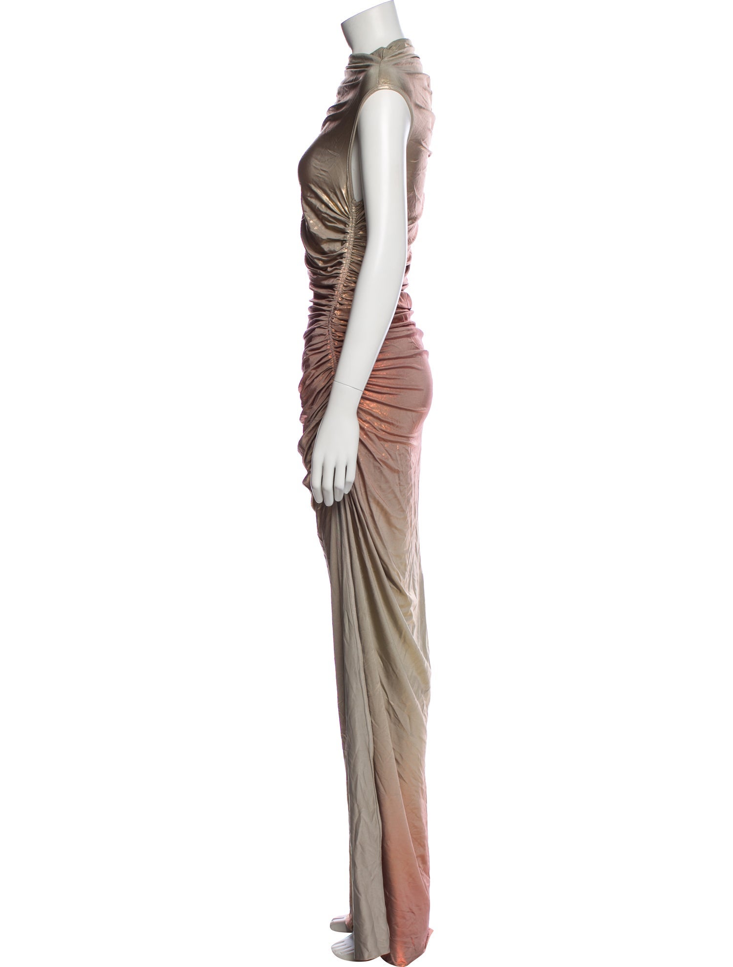 Rick Owens Lilies Cowl Neck Long Dress w/ Tags