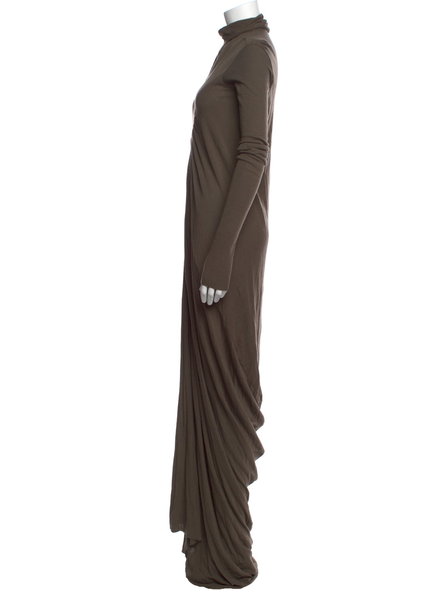 Rick Owens Lilies Turtleneck Long Dress