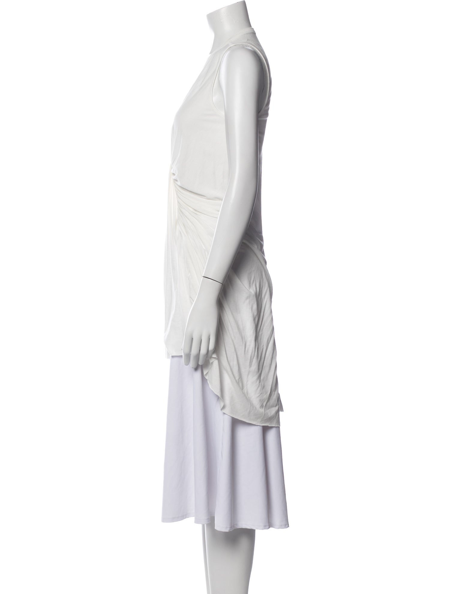 Rick Owens Lilies V-Neck Sleeveless Top