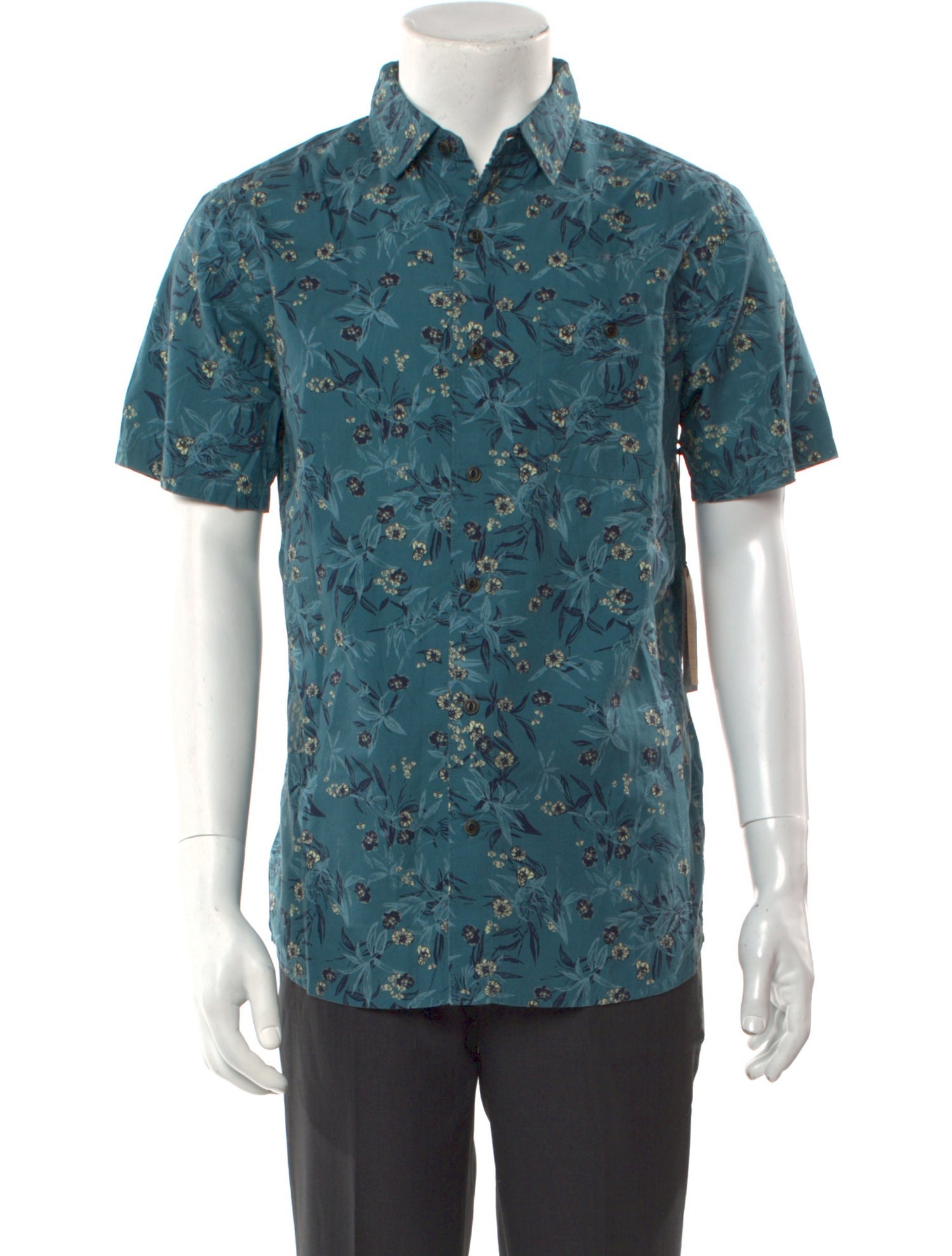 Roark Floral Print Short Sleeve Shirt w/ Tags
