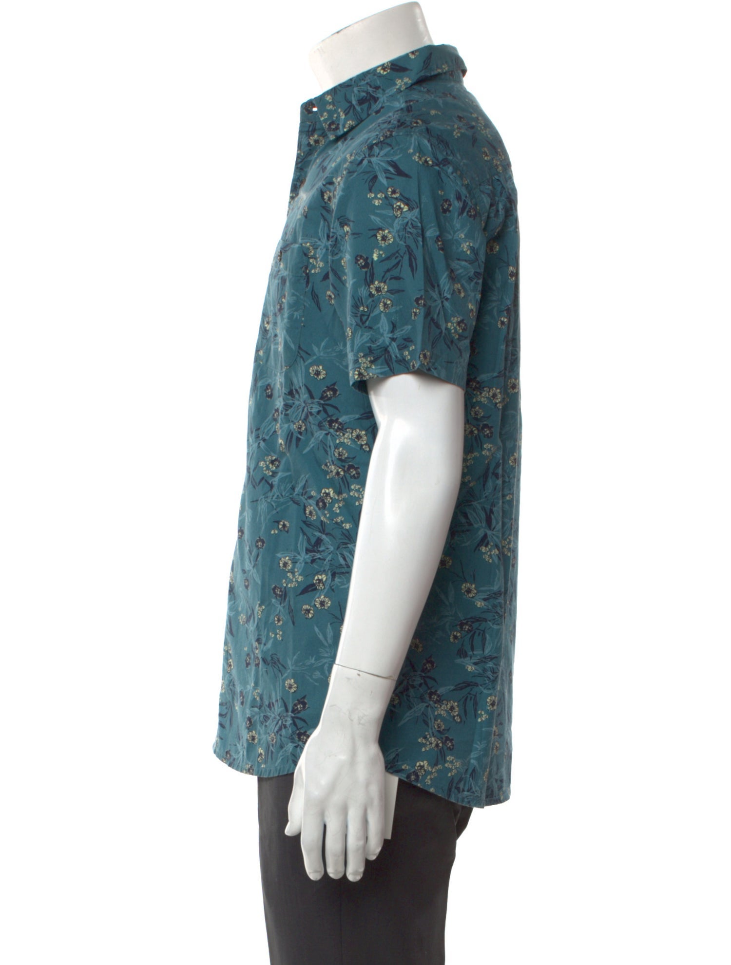 Roark Floral Print Short Sleeve Shirt w/ Tags