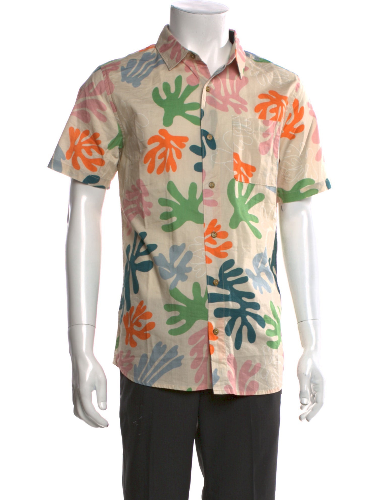 Roark Floral Print Short Sleeve Shirt