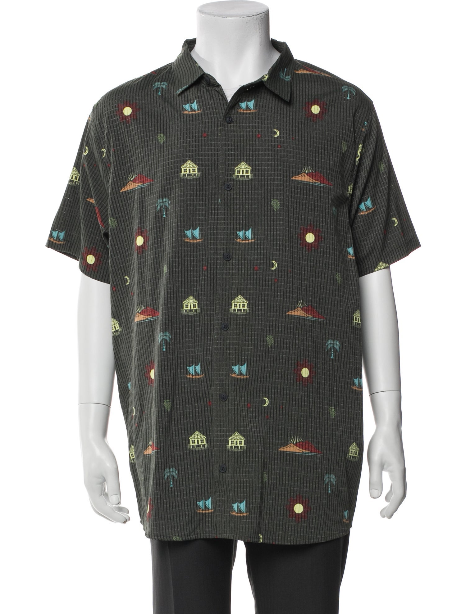 Roark Printed Short Sleeve Shirt w/ Tags