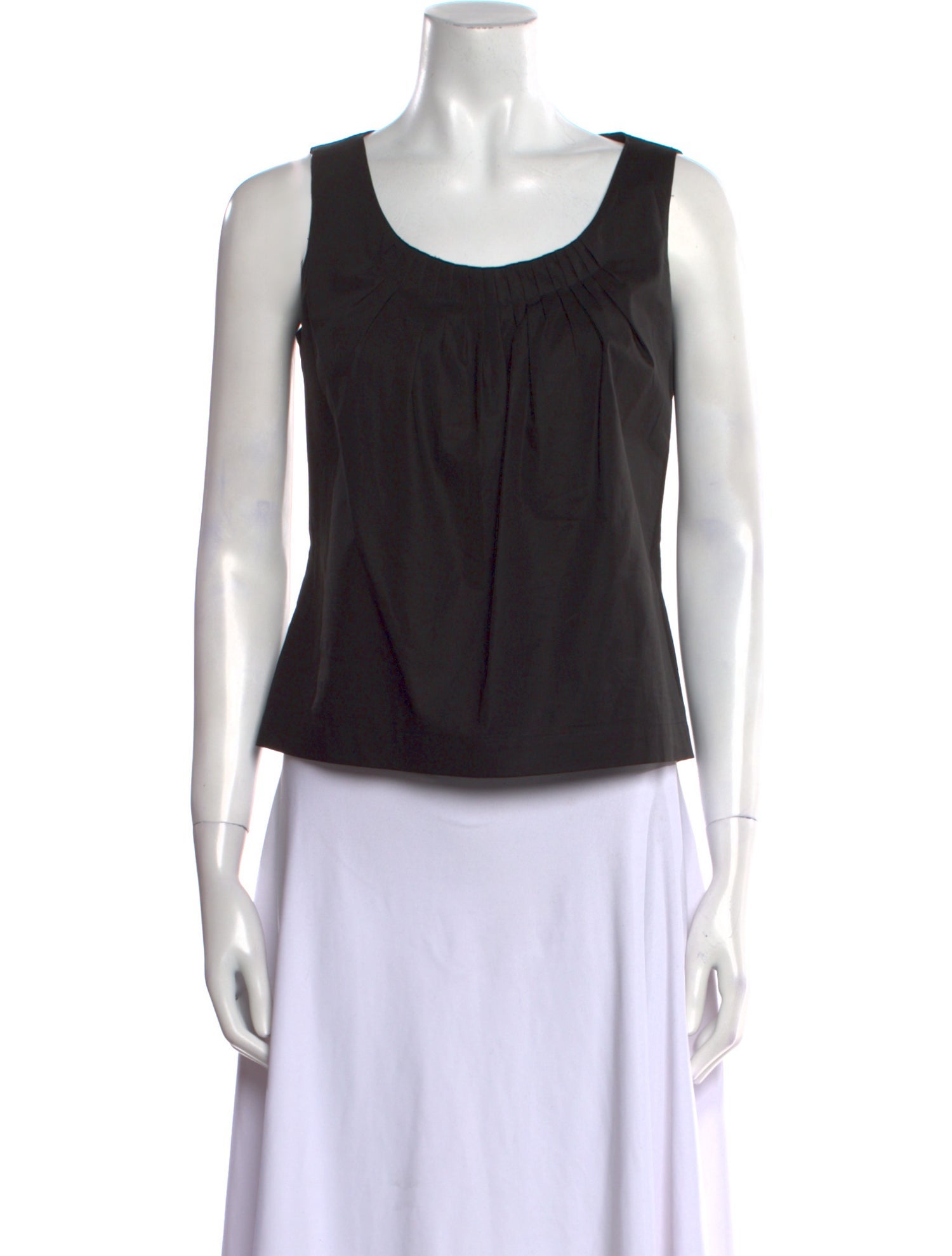 Pieces Uniques Scoop Neck Sleeveless Top