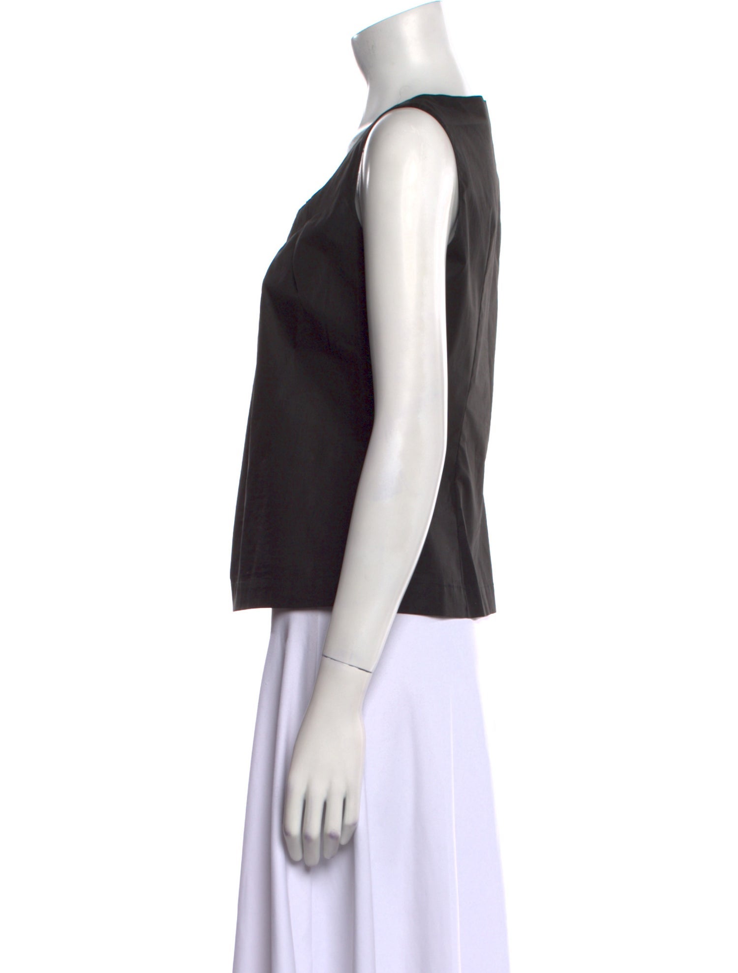 Pieces Uniques Scoop Neck Sleeveless Top