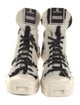 Rick Owens Drkshdw x Converse Shearling Animal Print Sneakers