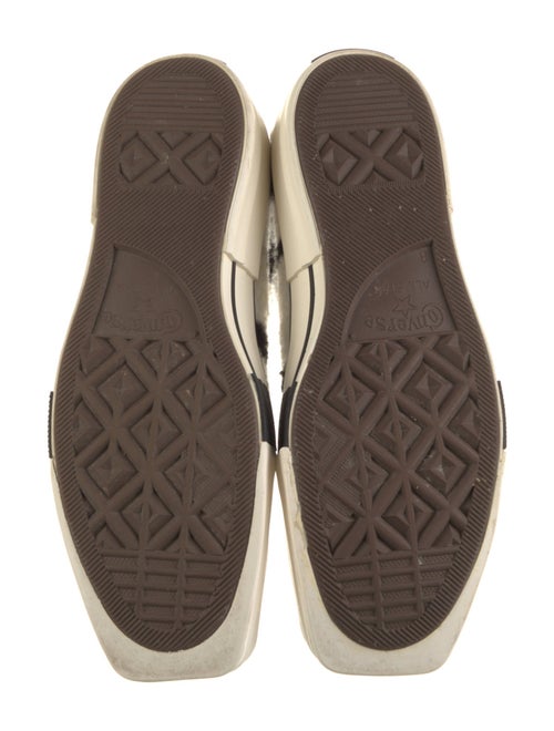 Rick Owens Drkshdw x Converse Shearling Animal Print Sneakers