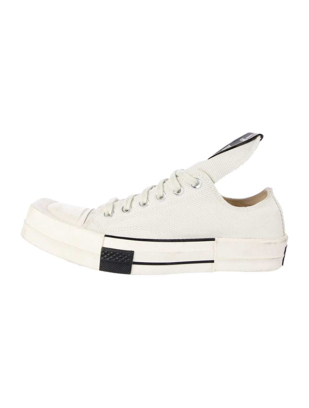 Rick Owens Drkshdw x Converse Canvas Slip-On Sneakers White