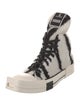 Rick Owens Drkshdw x Converse Faux Fur Printed Sneakers