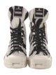 Rick Owens Drkshdw x Converse Faux Fur Printed Sneakers