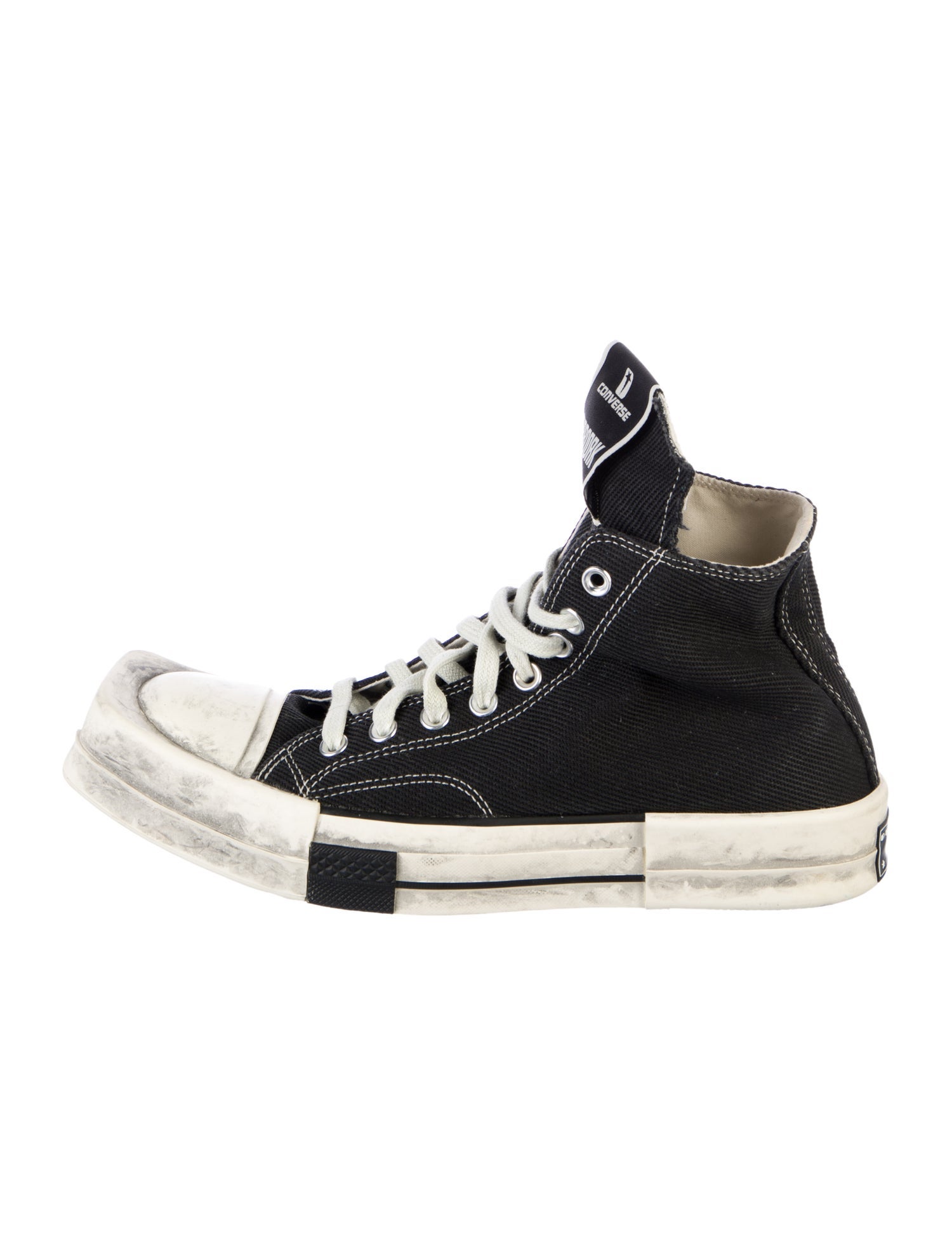 Rick Owens Drkshdw x Converse Canvas Printed Sneakers