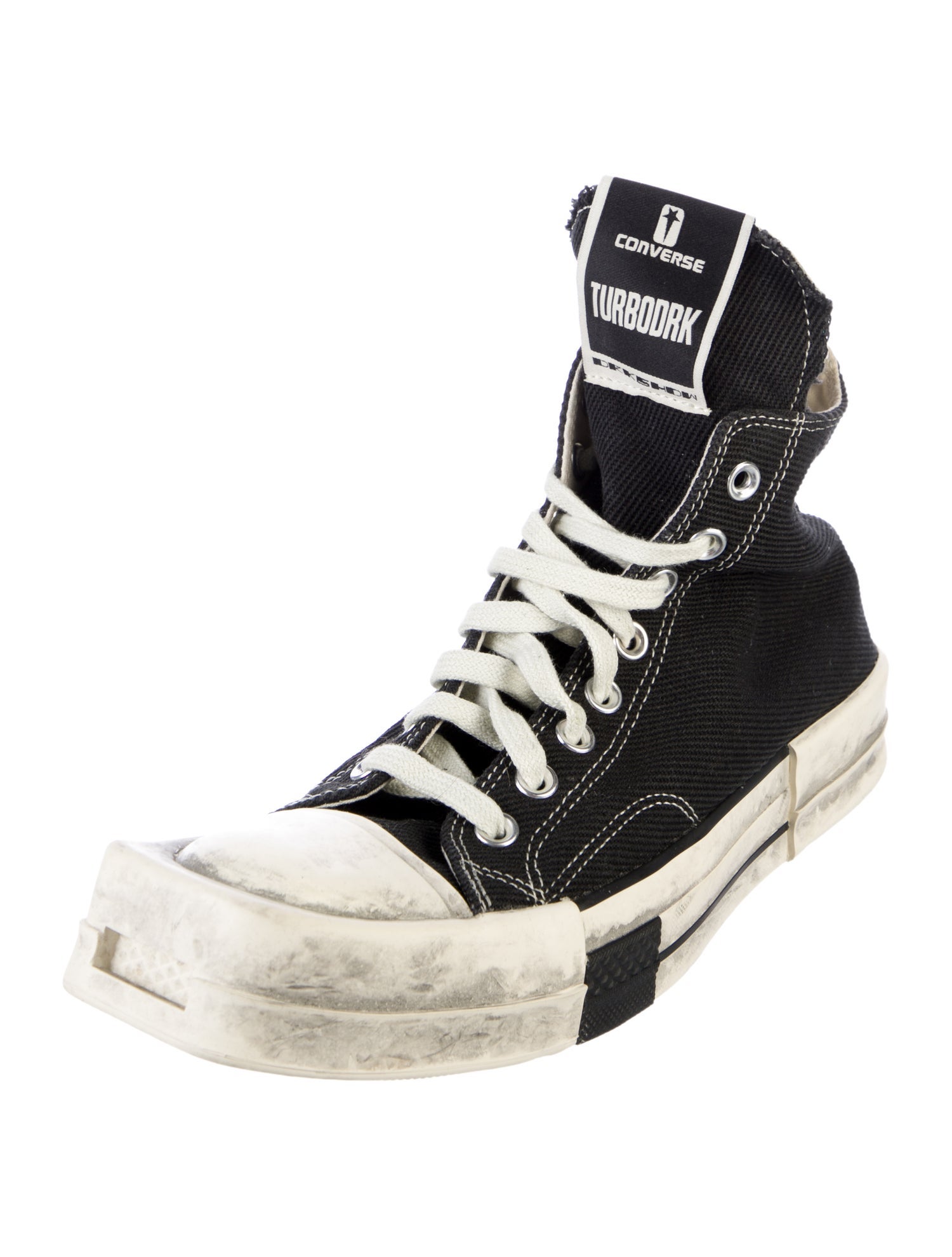 Rick Owens Drkshdw x Converse Canvas Printed Sneakers