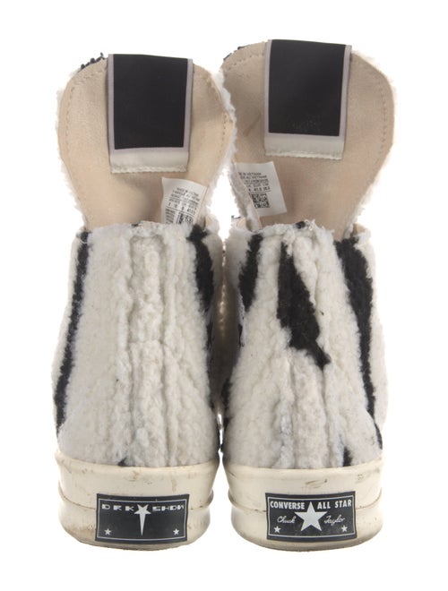 Rick Owens Drkshdw x Converse Fur Printed Sneakers