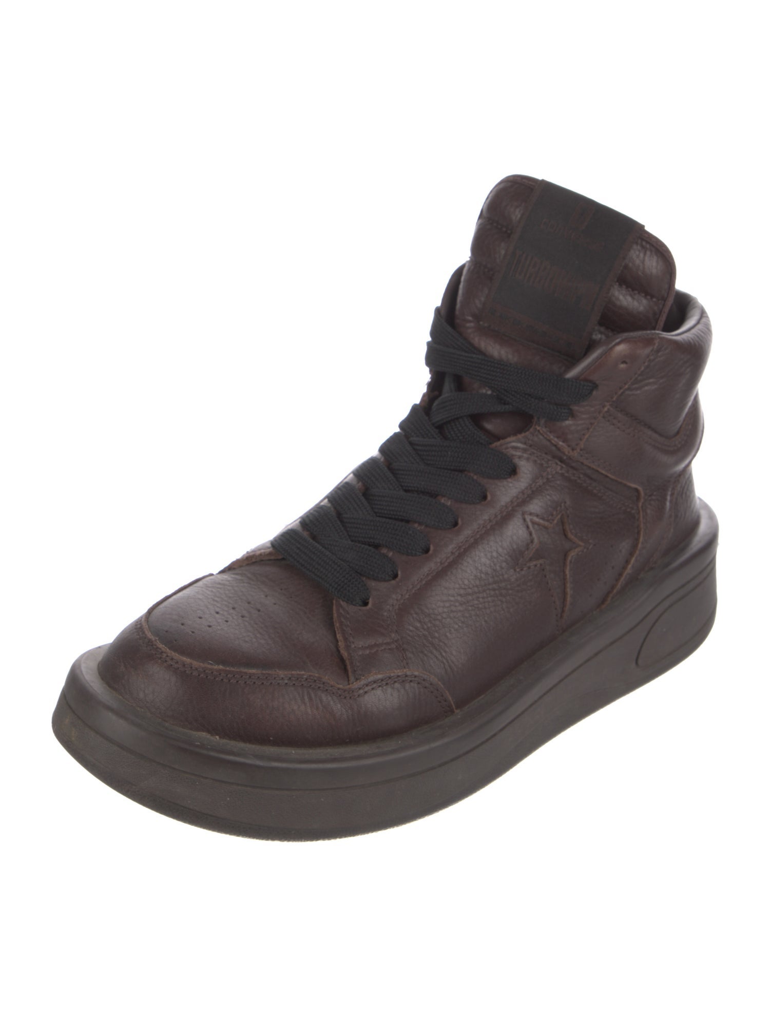 Rick Owens Drkshdw x Converse Leather Sneakers