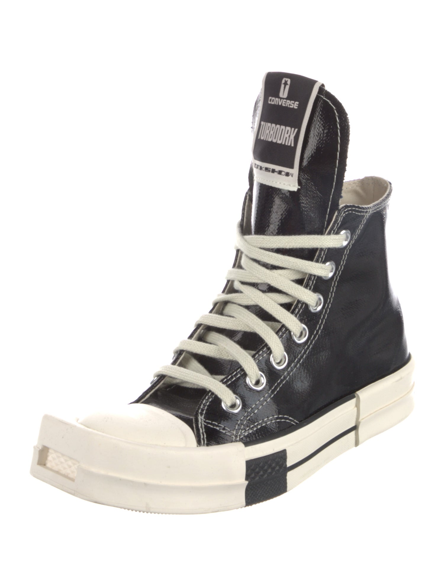 Rick Owens Drkshdw x Converse Canvas Colorblock Pattern Sneakers