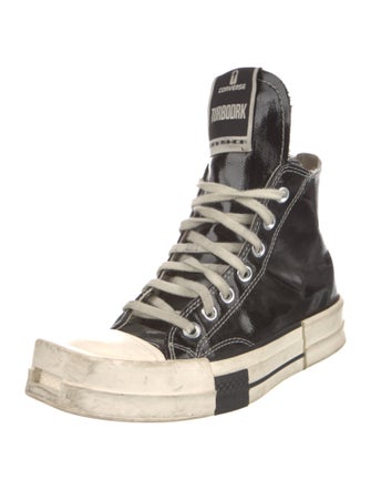 Rick Owens Drkshdw x Converse Canvas Printed Wedge Sneakers