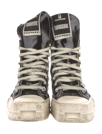 Rick Owens Drkshdw x Converse Canvas Printed Wedge Sneakers
