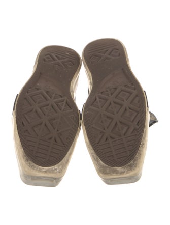 Rick Owens Drkshdw x Converse Canvas Printed Wedge Sneakers