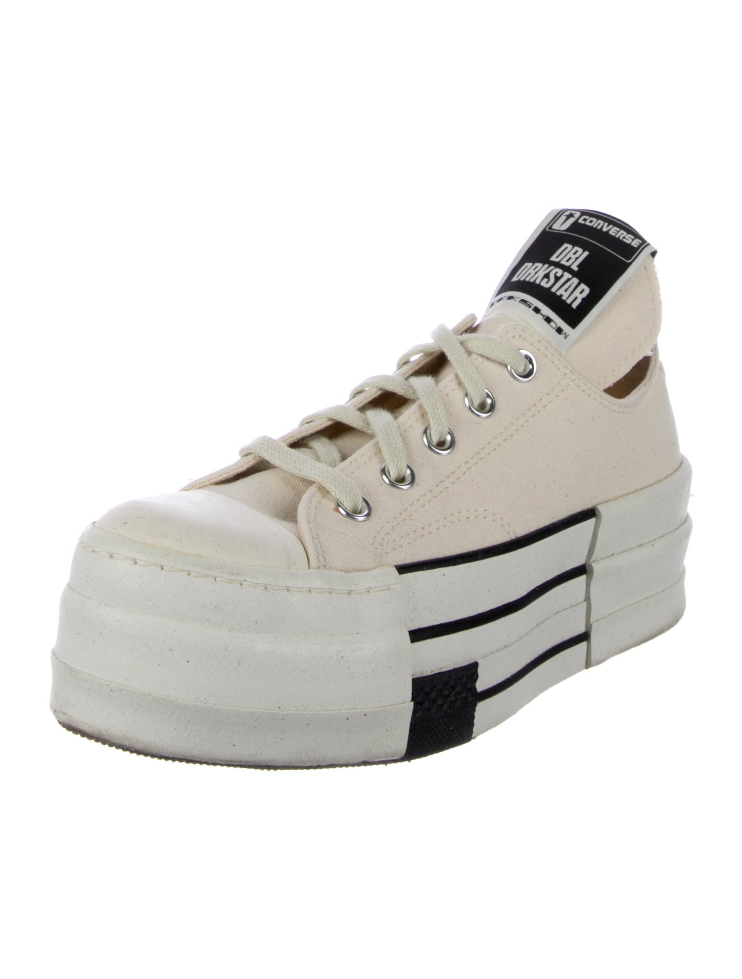 Rick Owens Drkshdw x Converse Canvas Printed Sneakers