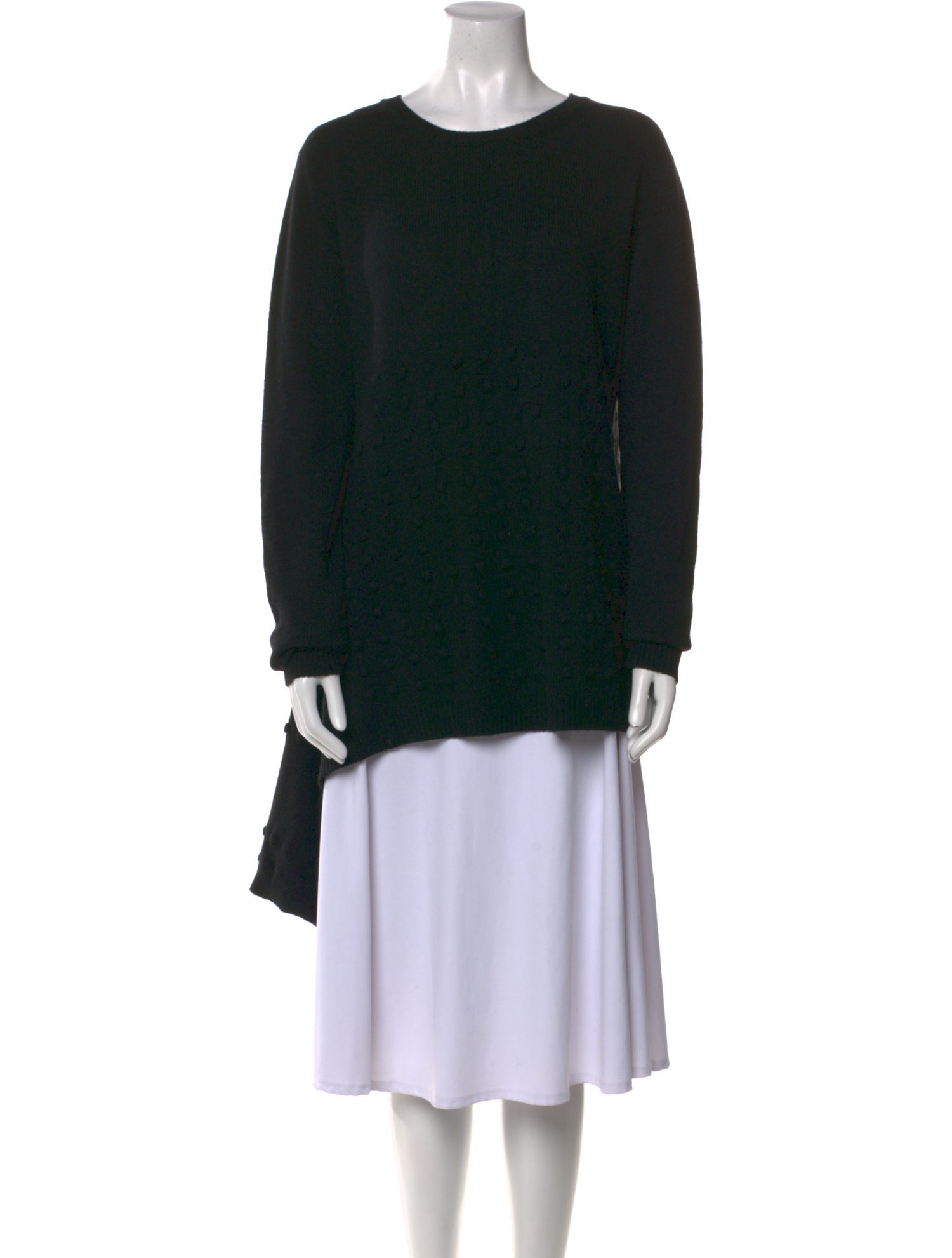 Ragne Kikas for Yohji Yamamoto Wool Crew Neck Sweater